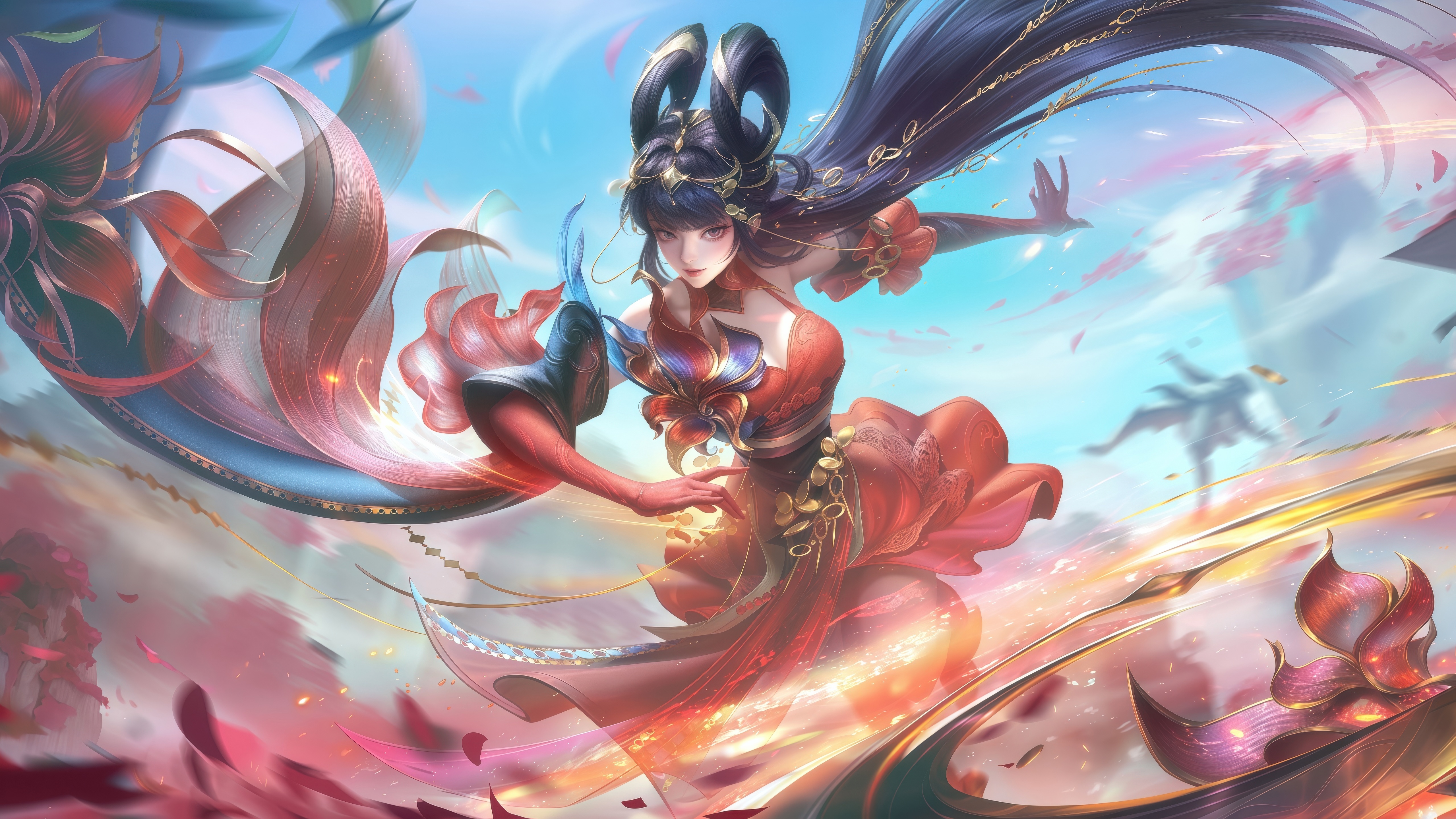 Chang'e, the Chinese Goddess of the Moon HD Wallpaper