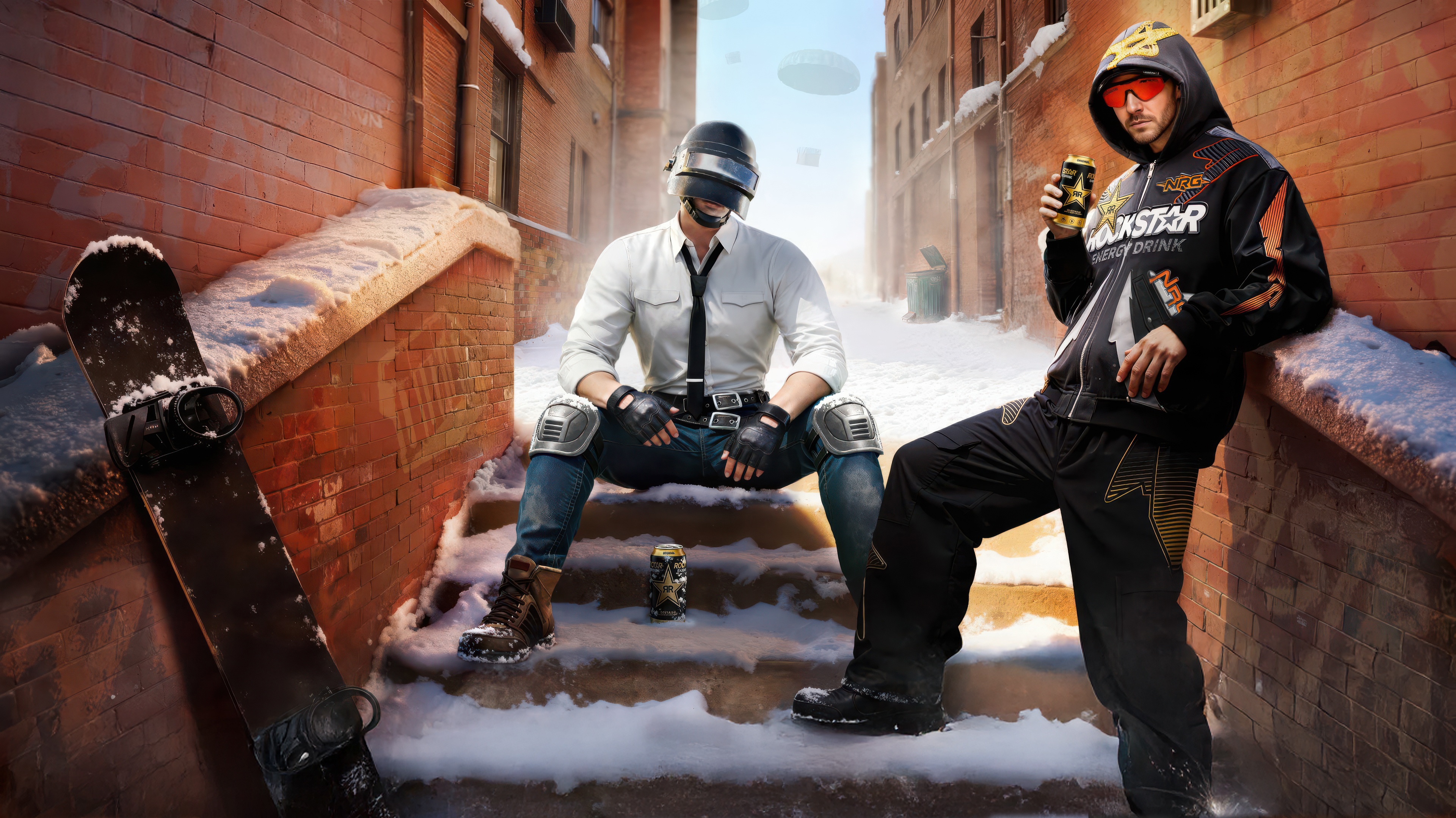 PUBG Mobile X Rockstar Energy Collaboration HD Wallpaper