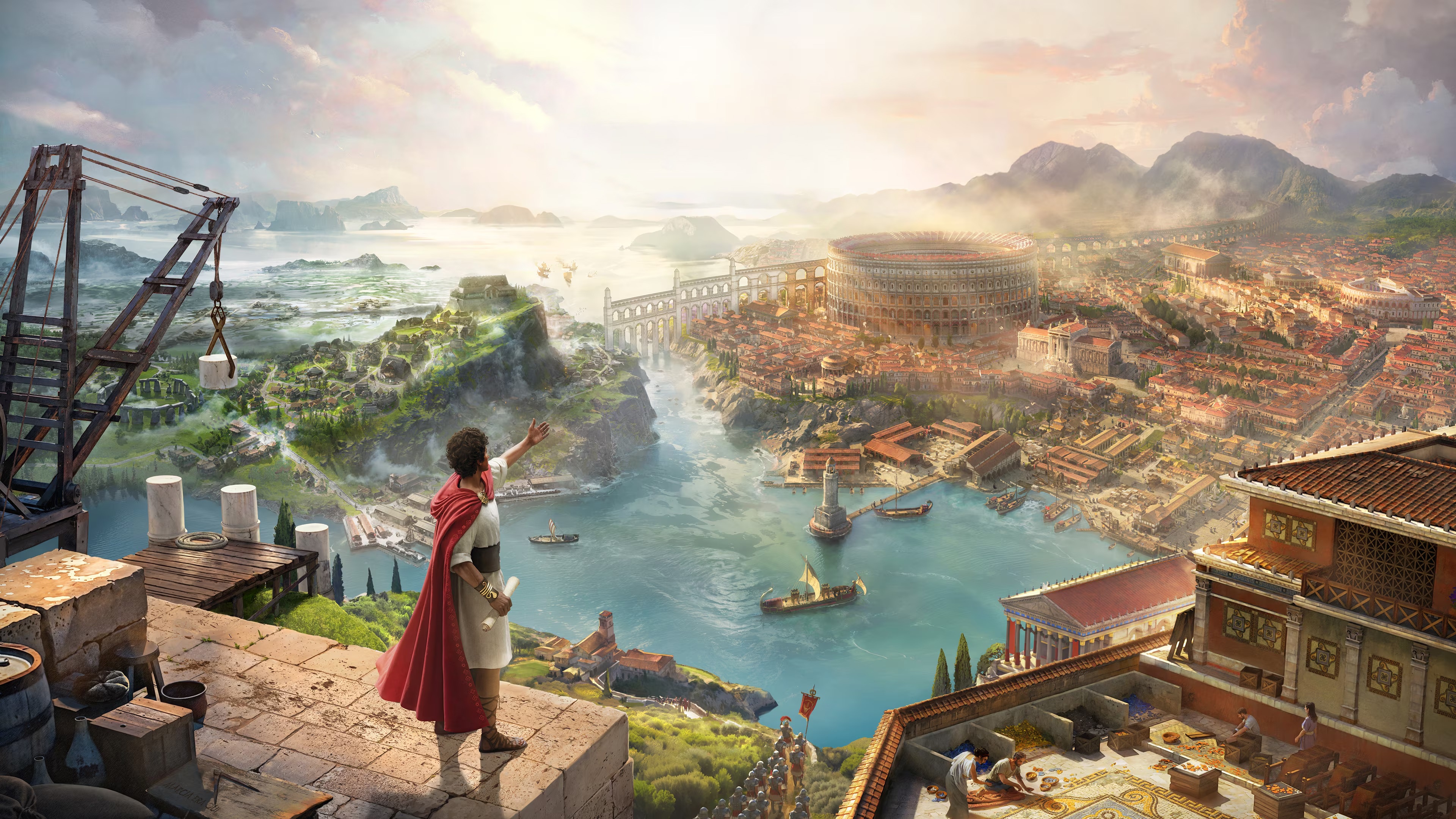 Anno 117 Pax Romana Game HD Wallpaper
