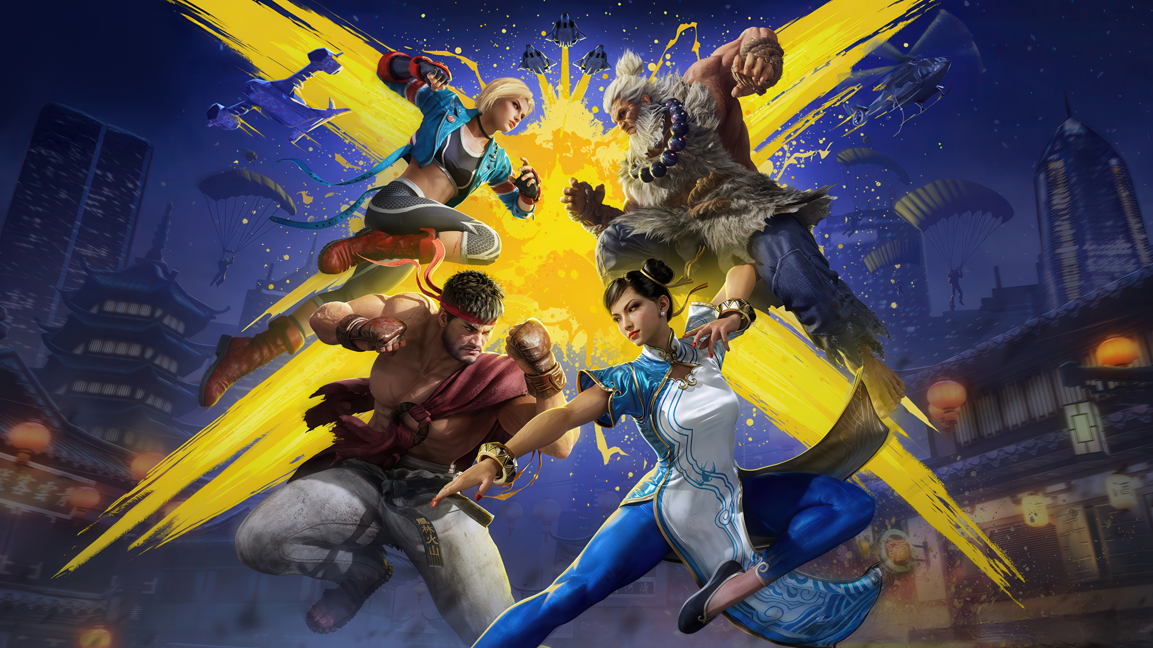 Street Fighter characters in Call of Duty Mobile HD Wallpaper
