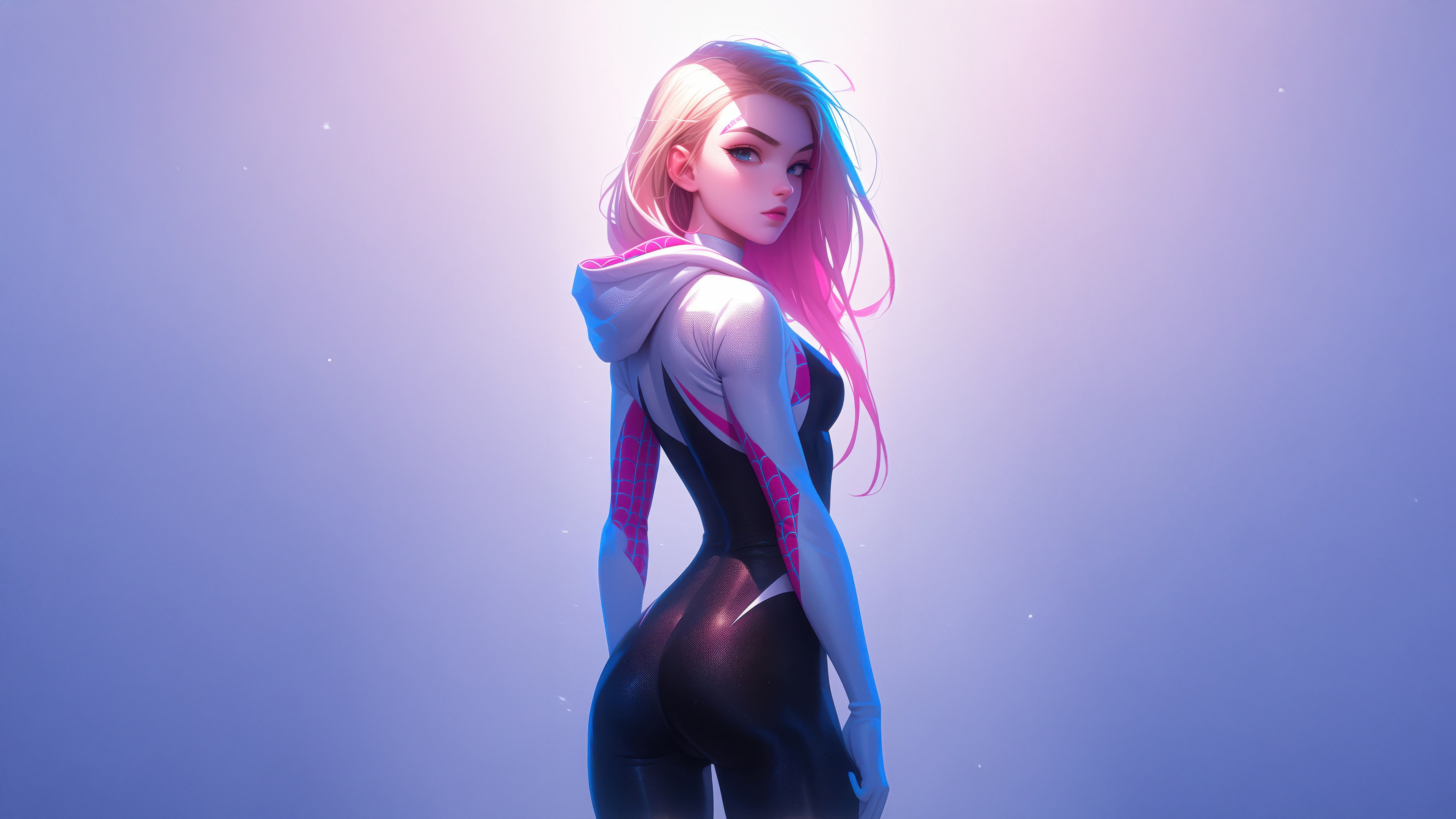 Spider-Gwen from Spider-Verse HD Wallpaper