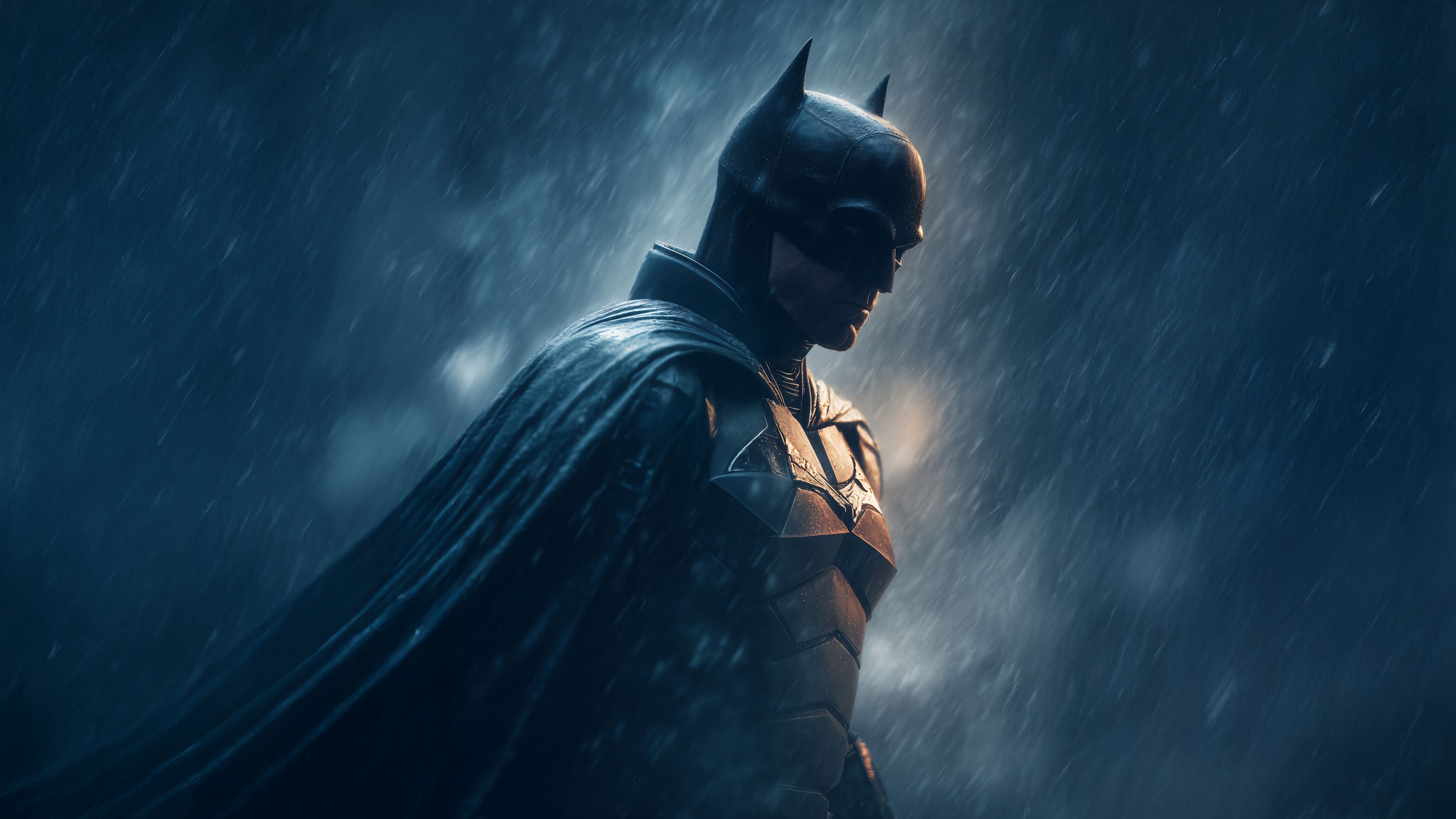 Batman in the Rain HD Wallpaper