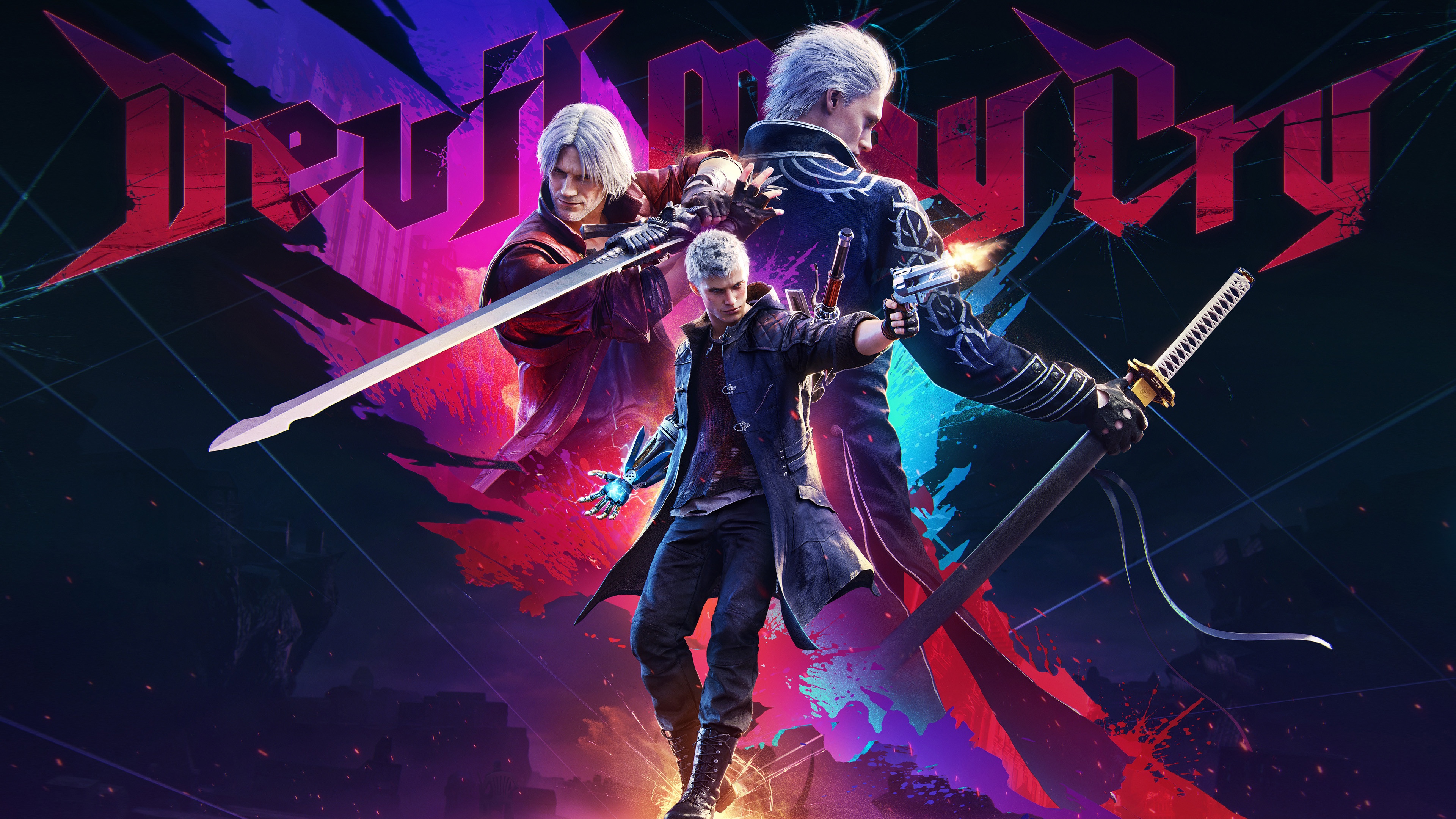 Devil May Cry 5 Game Characters HD Wallpaper