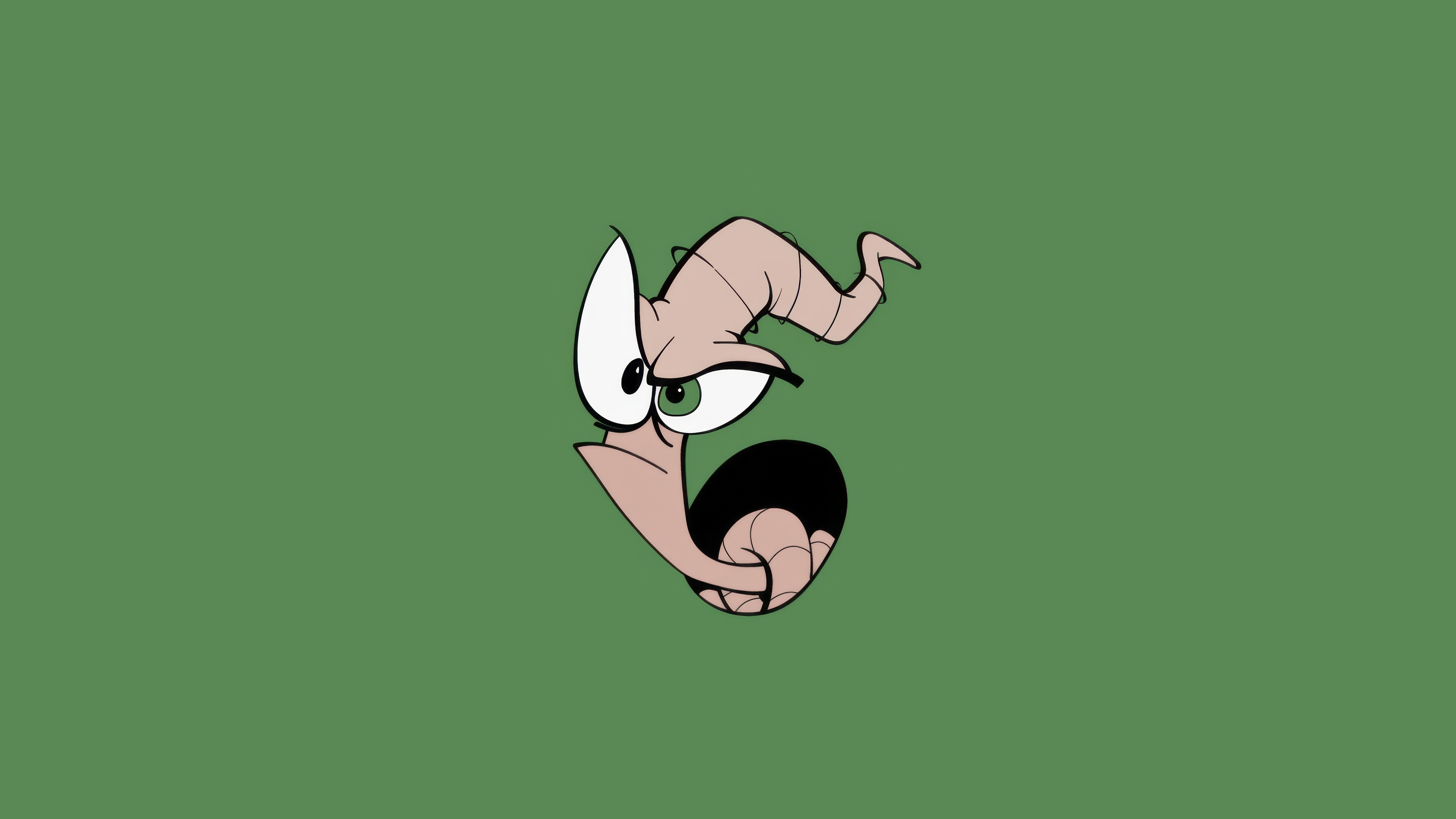 Earthworm Jim character portrait HD Wallpaper