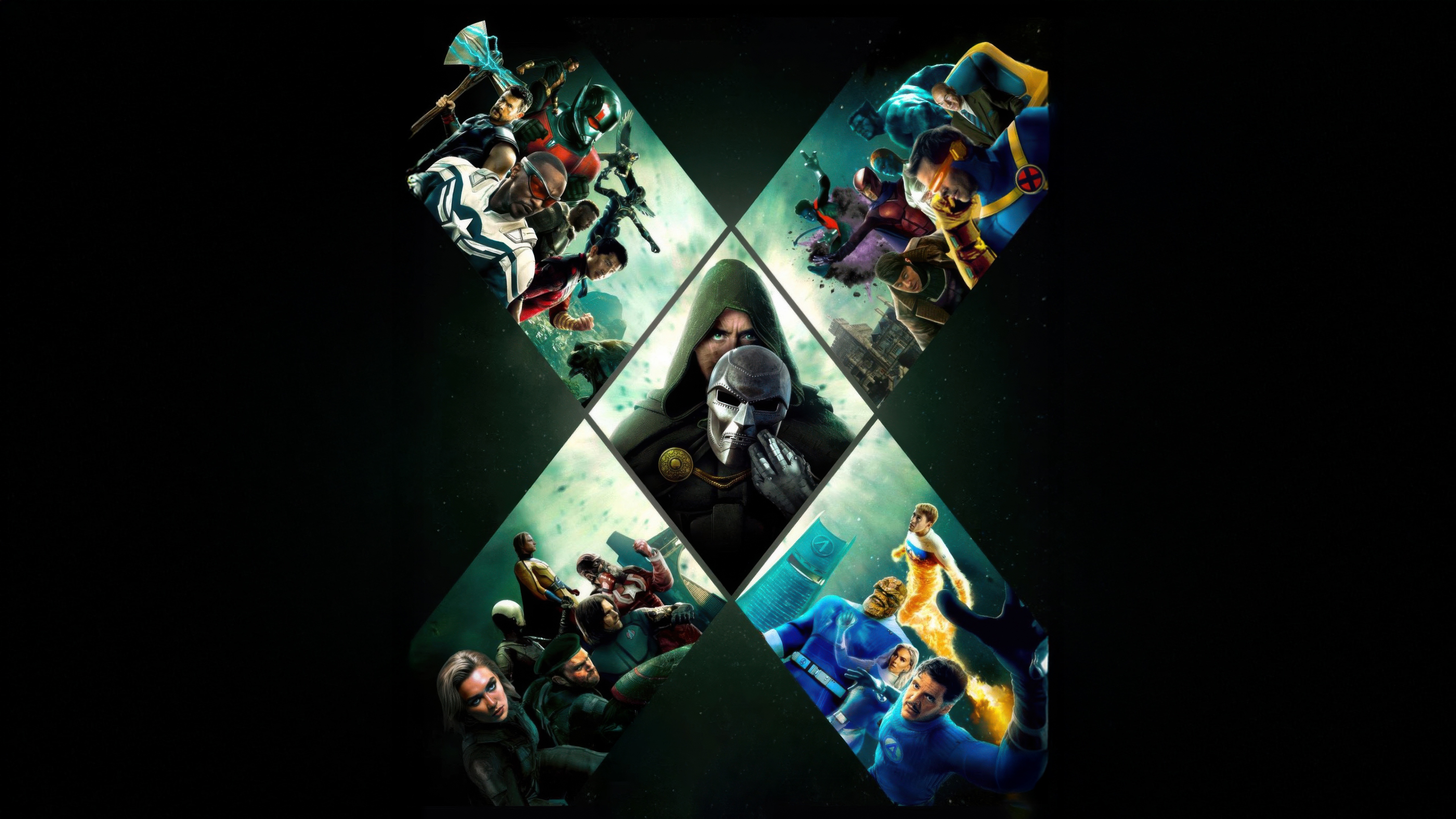 Marvel Characters Assemble for a Doomsday Showdown HD Wallpaper