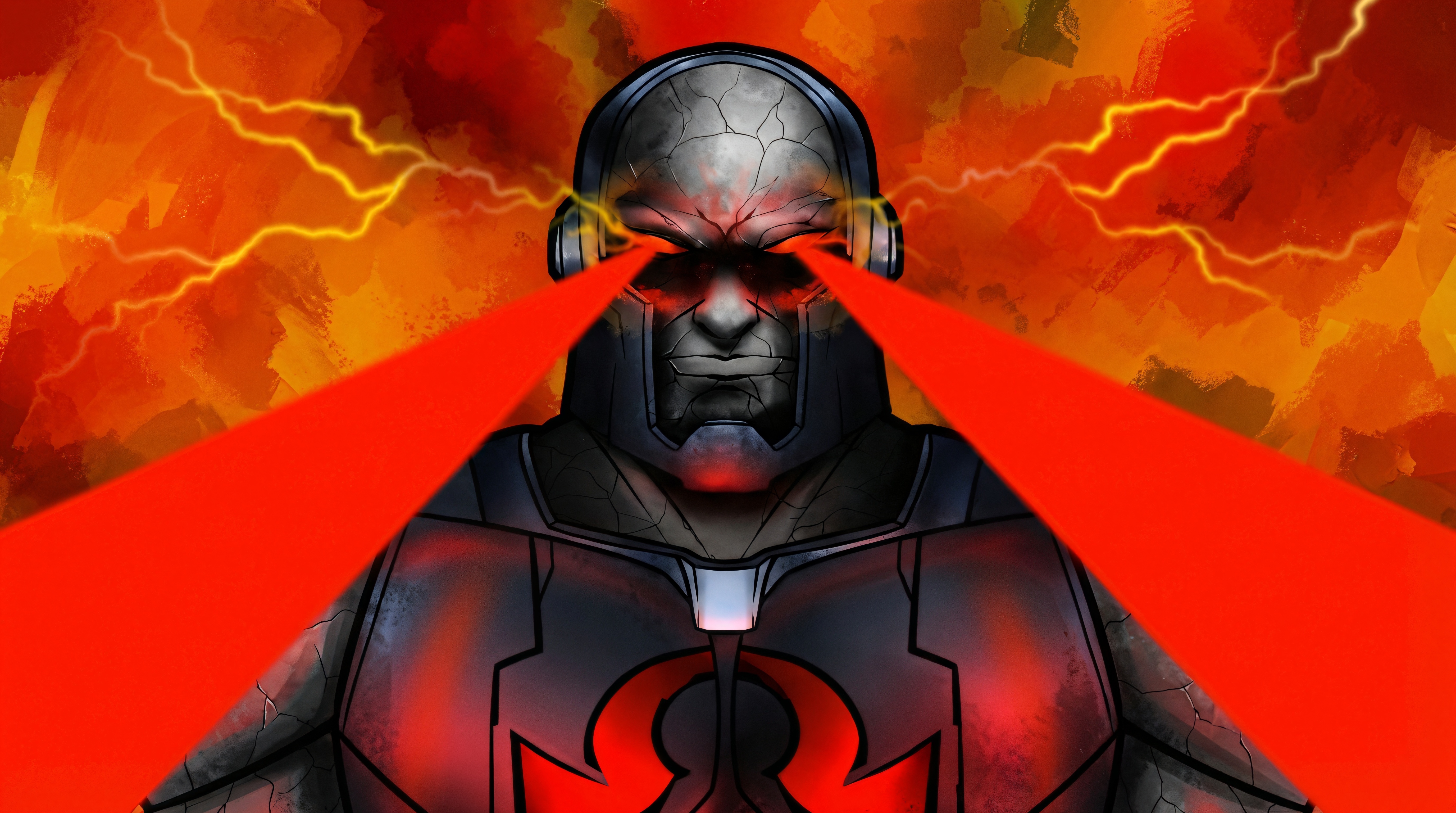Darkseid with Omega Beams HD Wallpaper