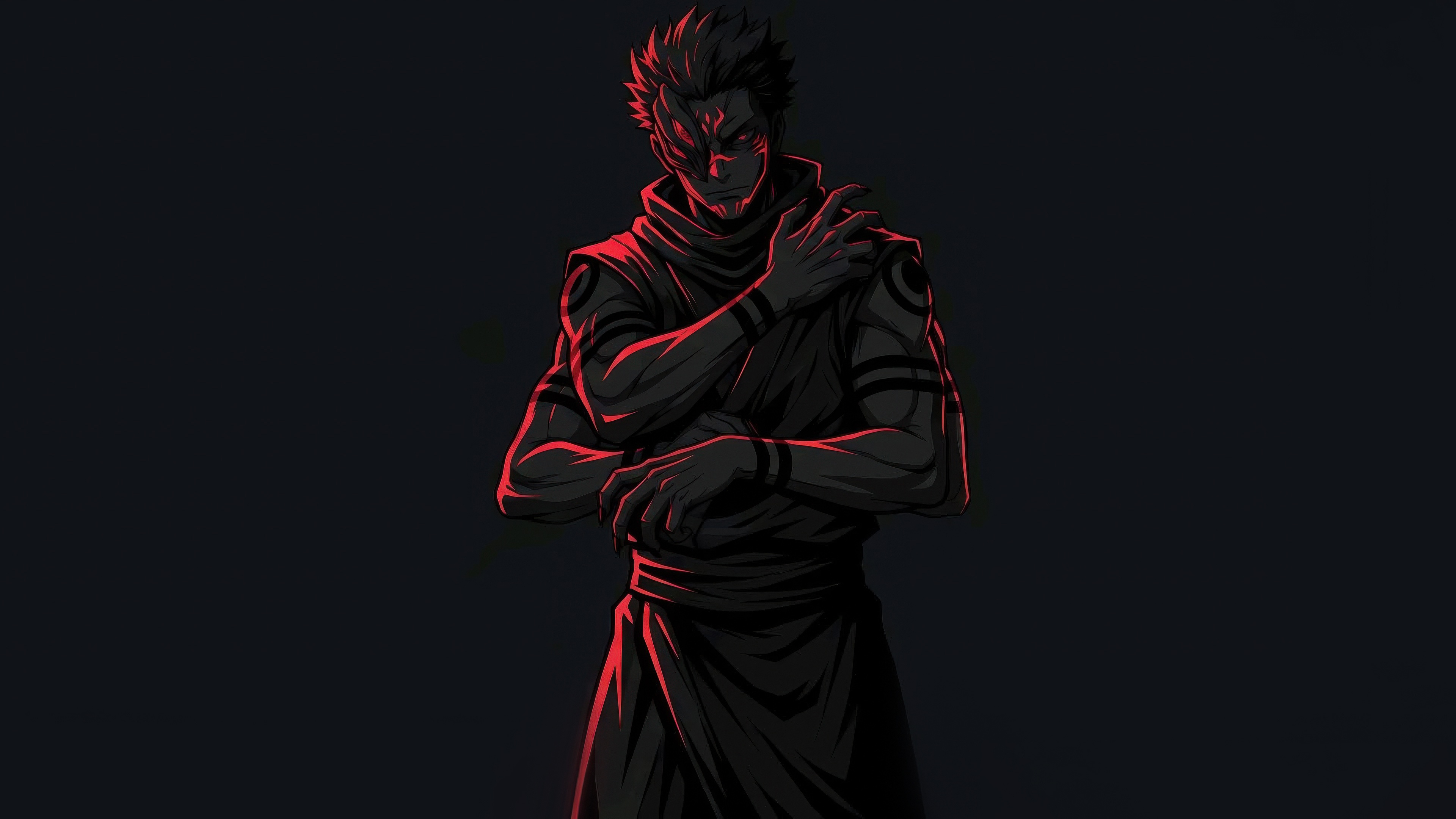 Dark Lord Sukuna HD Wallpaper