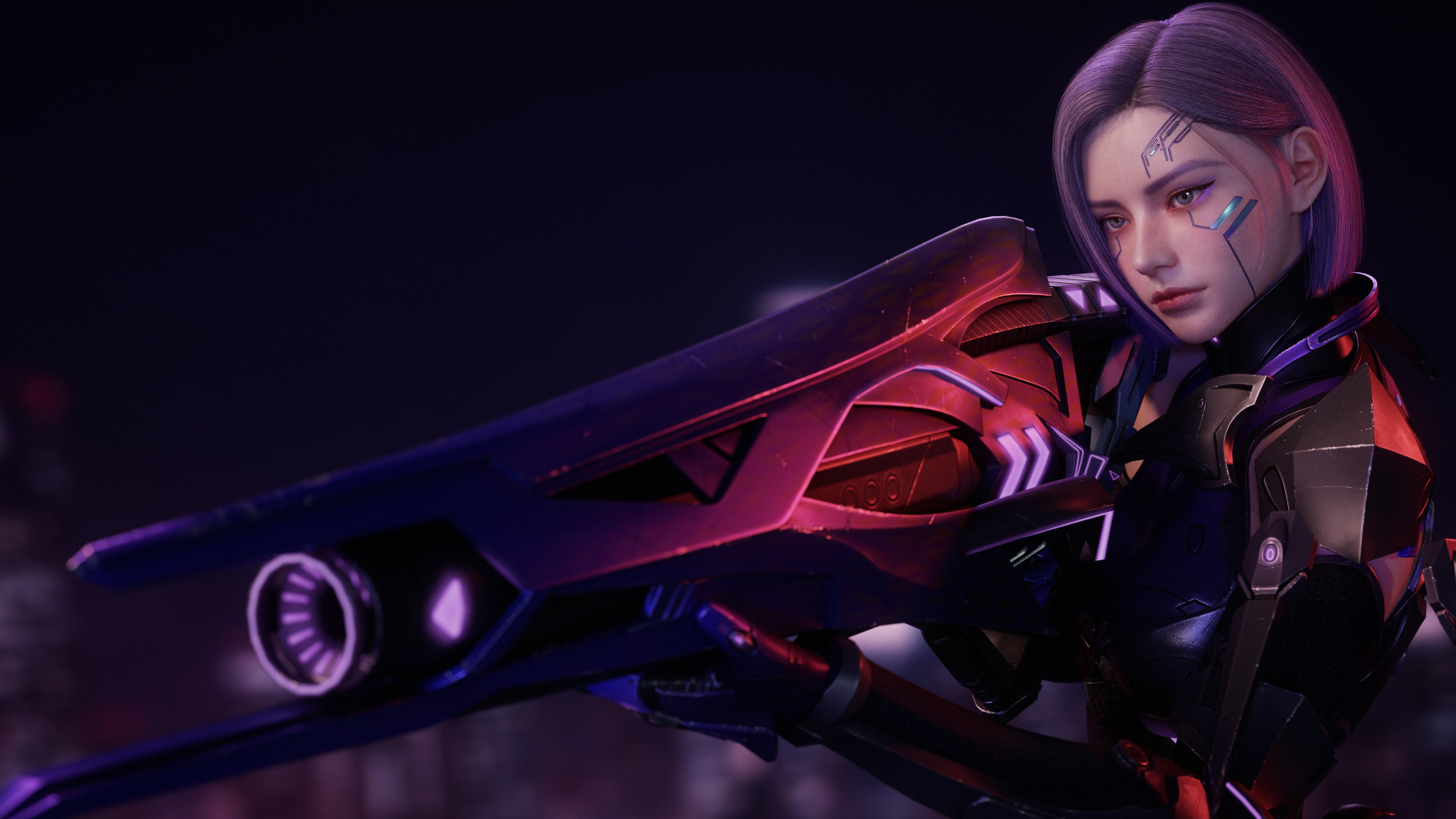 Ares Rise Of Guardians Engineer with a large weapon HD Wallpaper