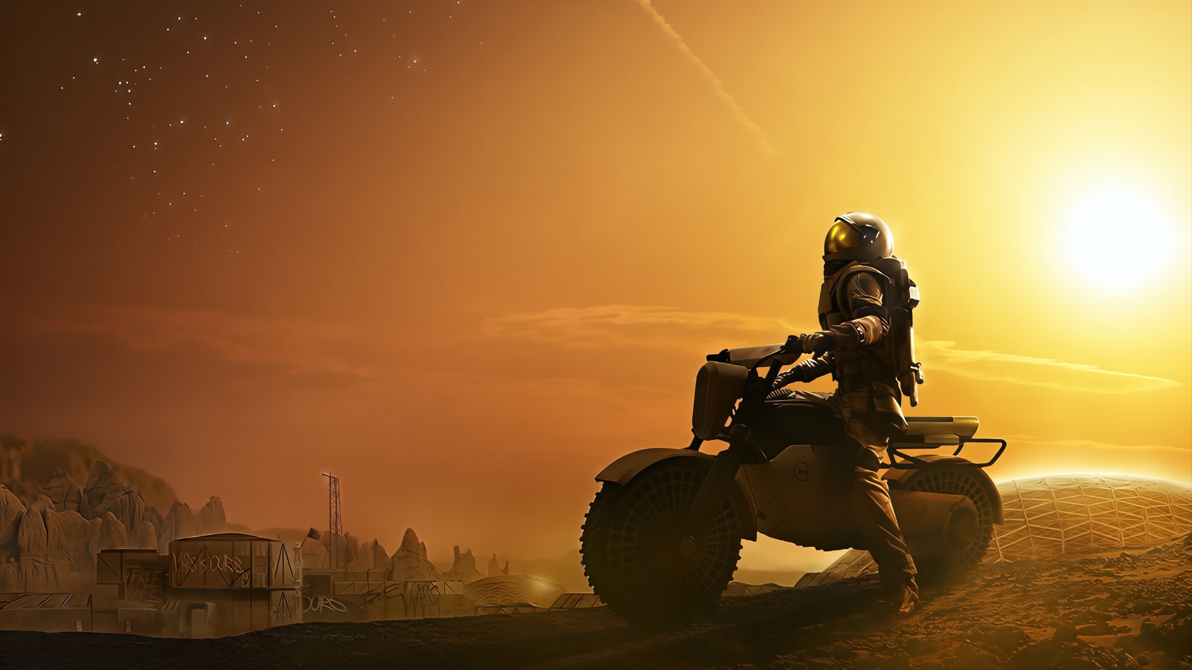 For All Mankind 2026 Astronaut on Mars HD Wallpaper
