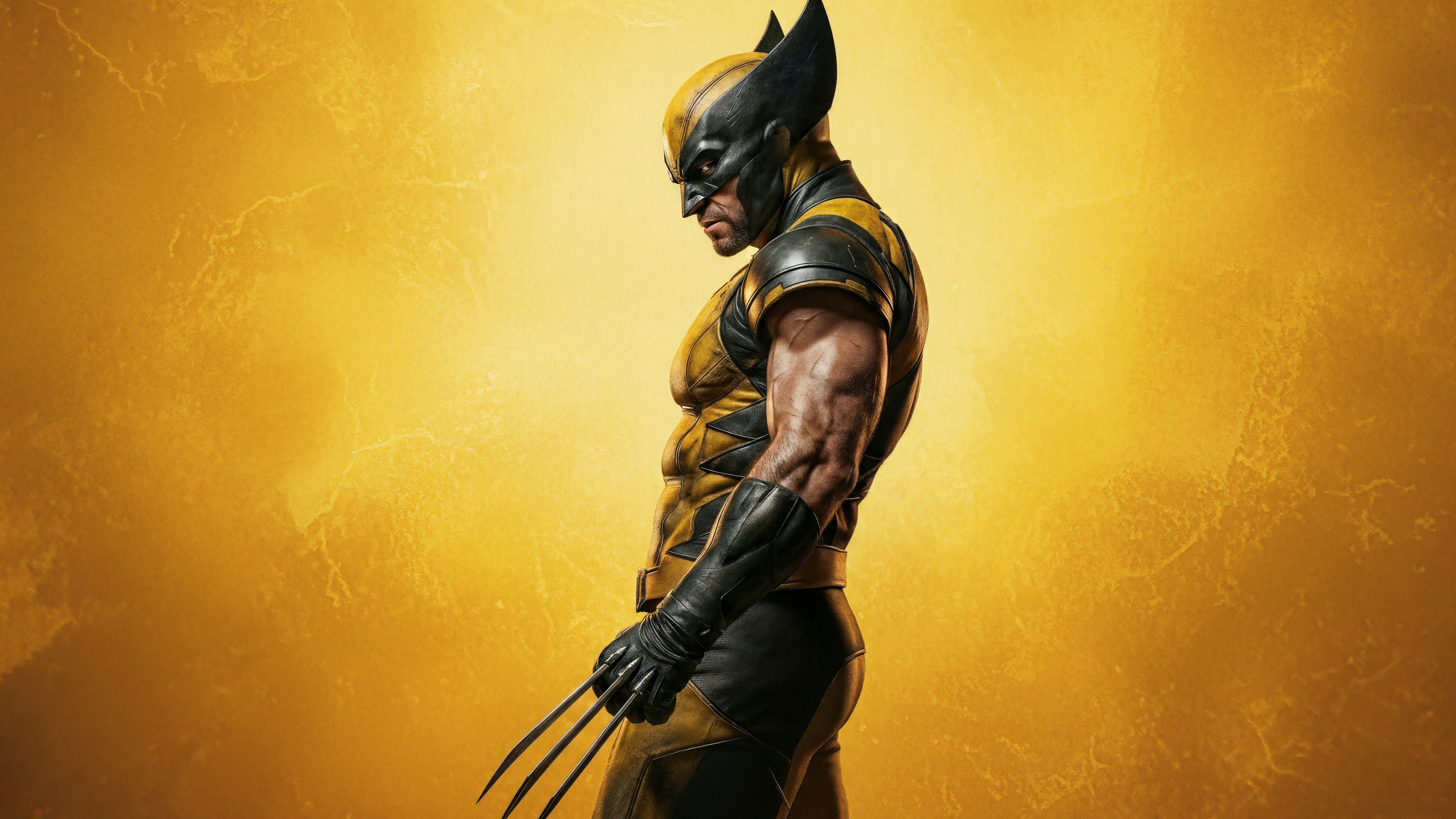 Wolverine in his yellow and black suit HD Wallpaper