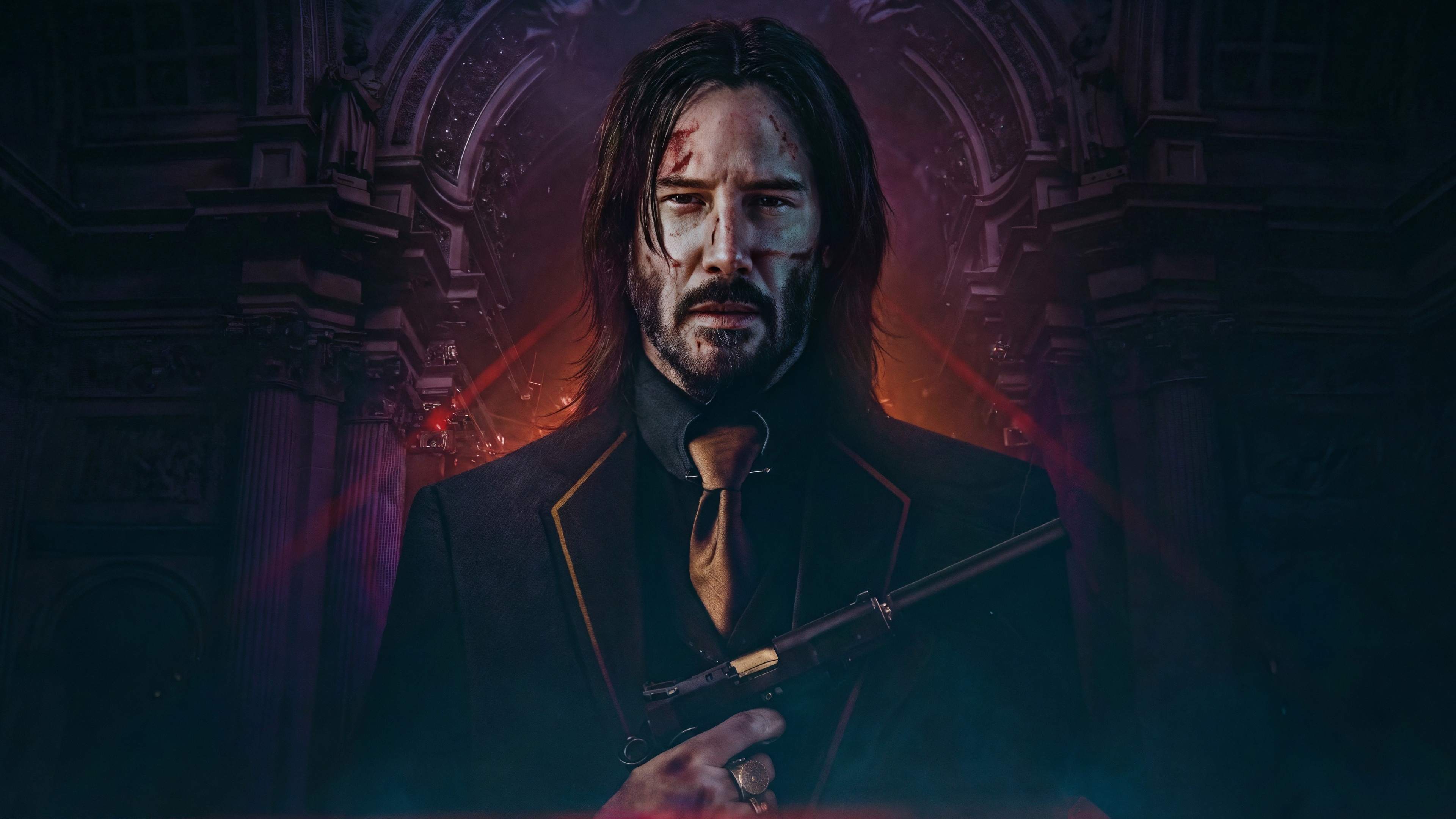 John Wick holding a pistol HD Wallpaper