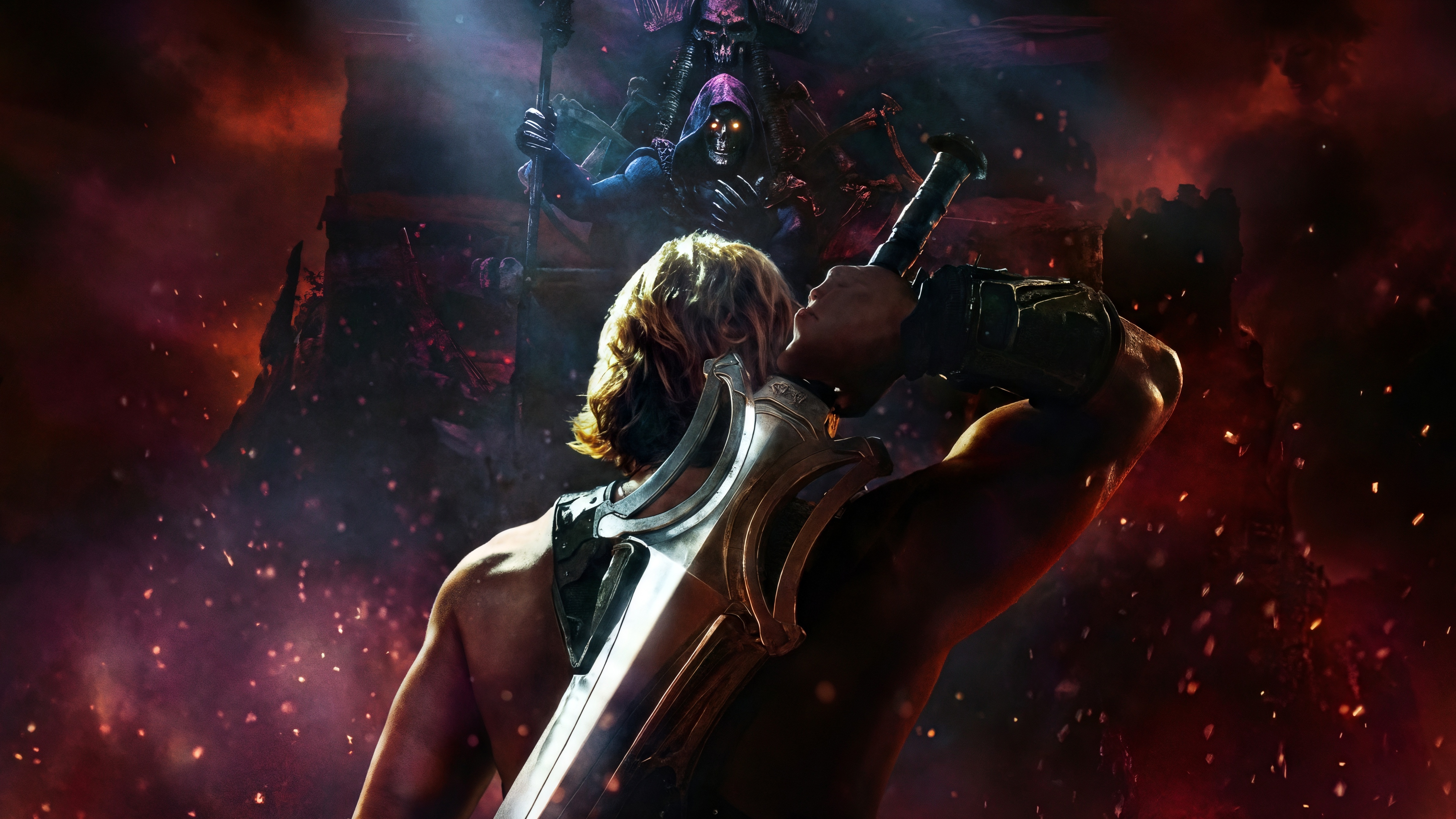Masters Of The Universe Skeletor and He-Man HD Wallpaper