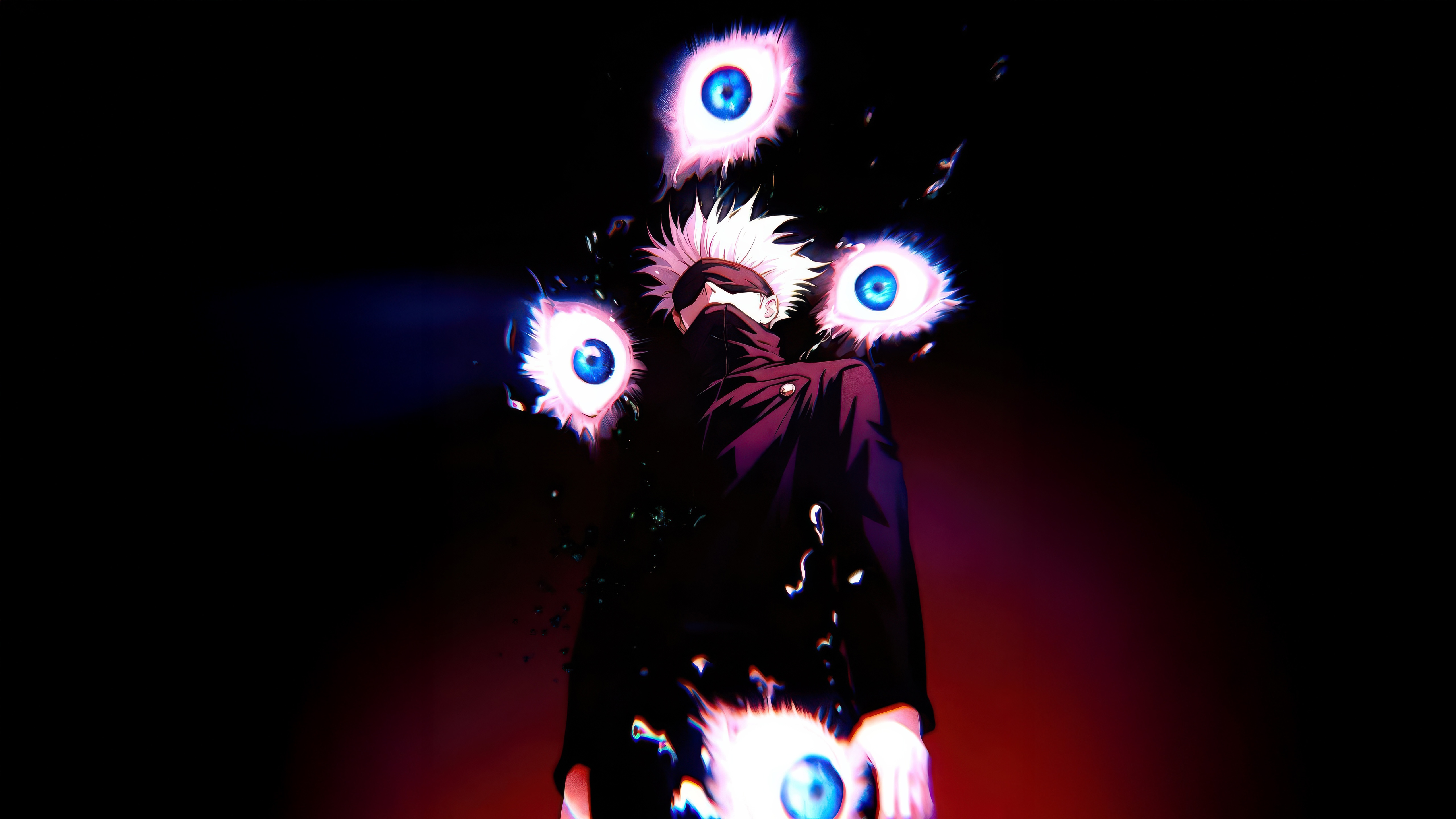 Satoru Gojo with Six Eyes HD Wallpaper