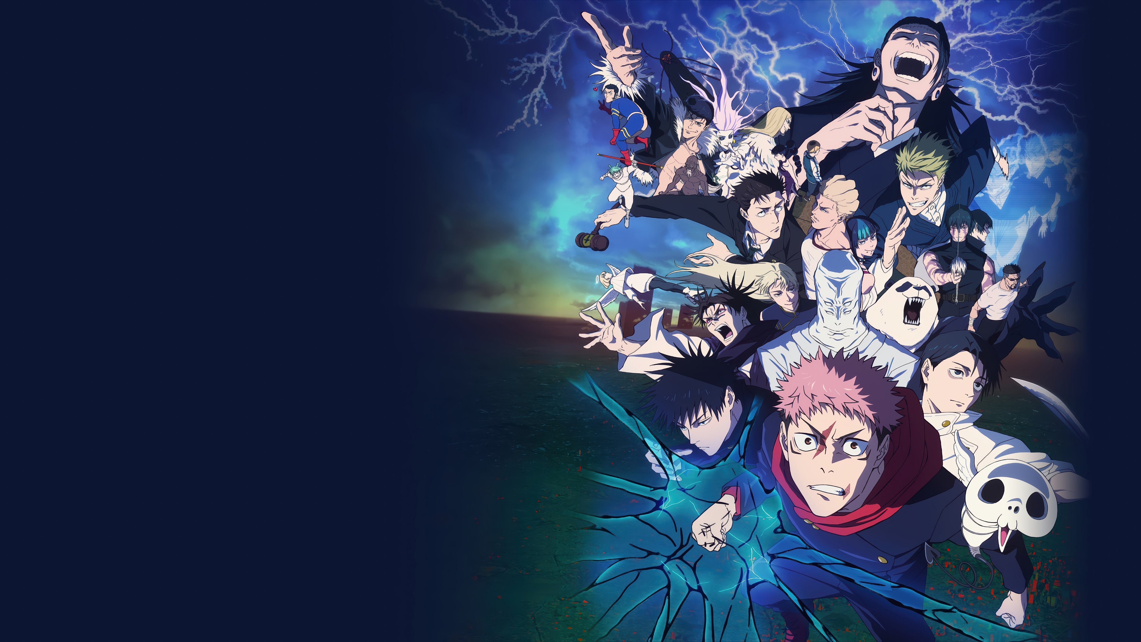 Jujutsu Kaisen 4K Anime Characters HD Wallpaper