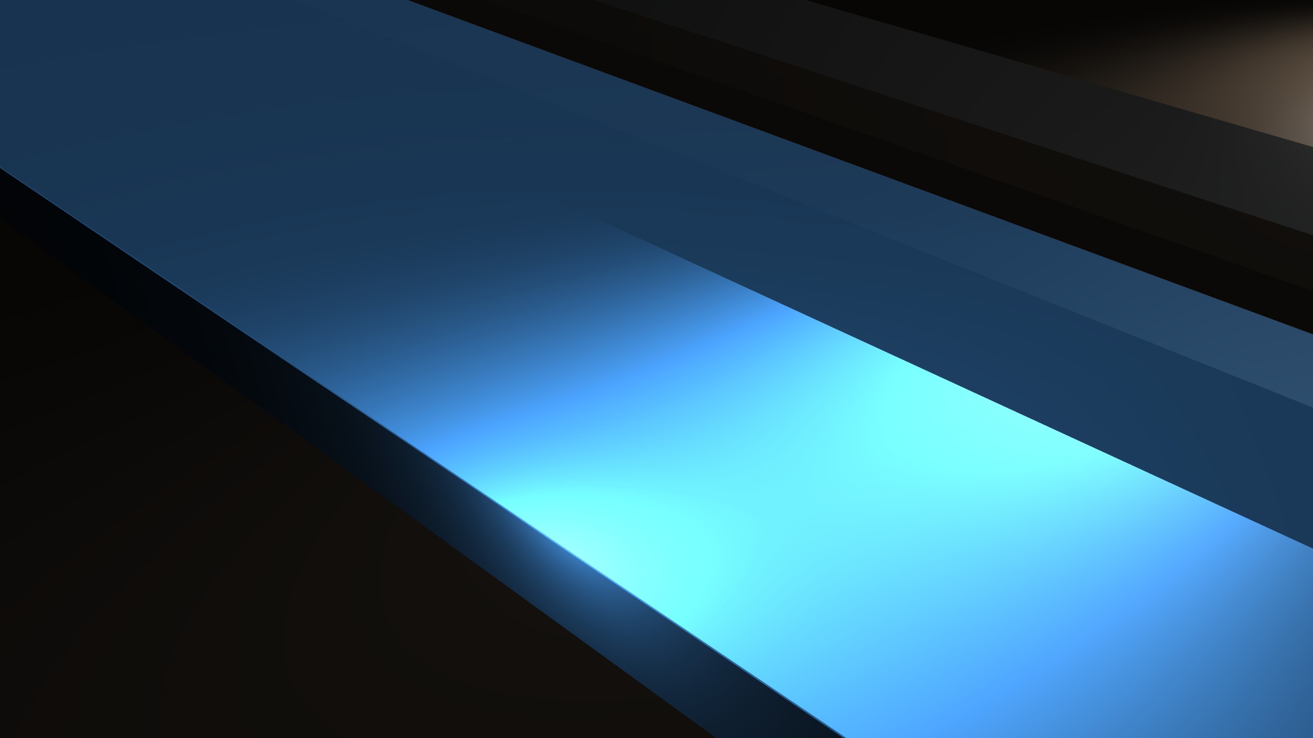 Abstract dark and blue geometric shapes HD Wallpaper