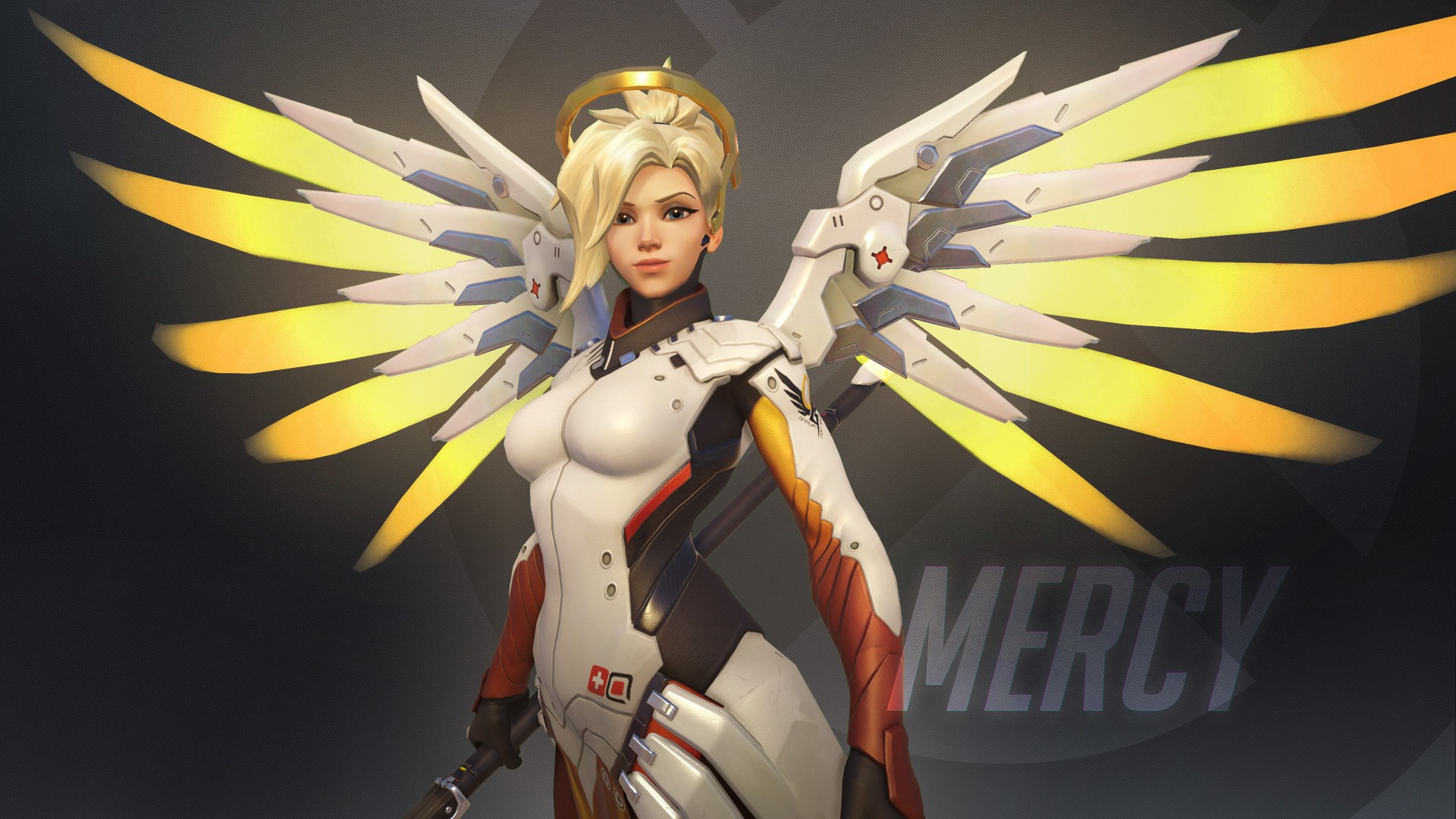 Mercy from Overwatch HD Wallpaper