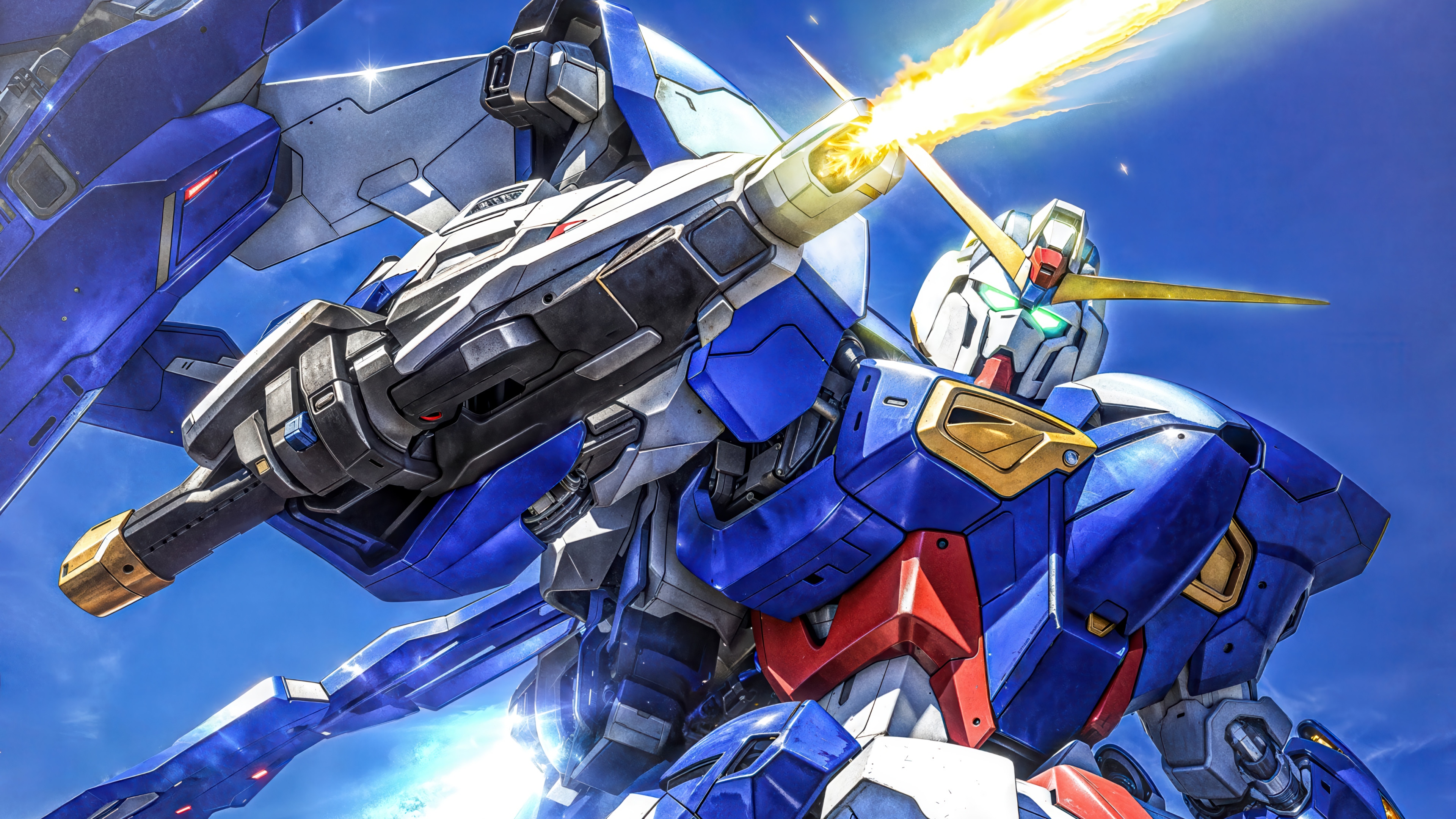 Gundam Firing Beam Rifle 4K HD Wallpaper