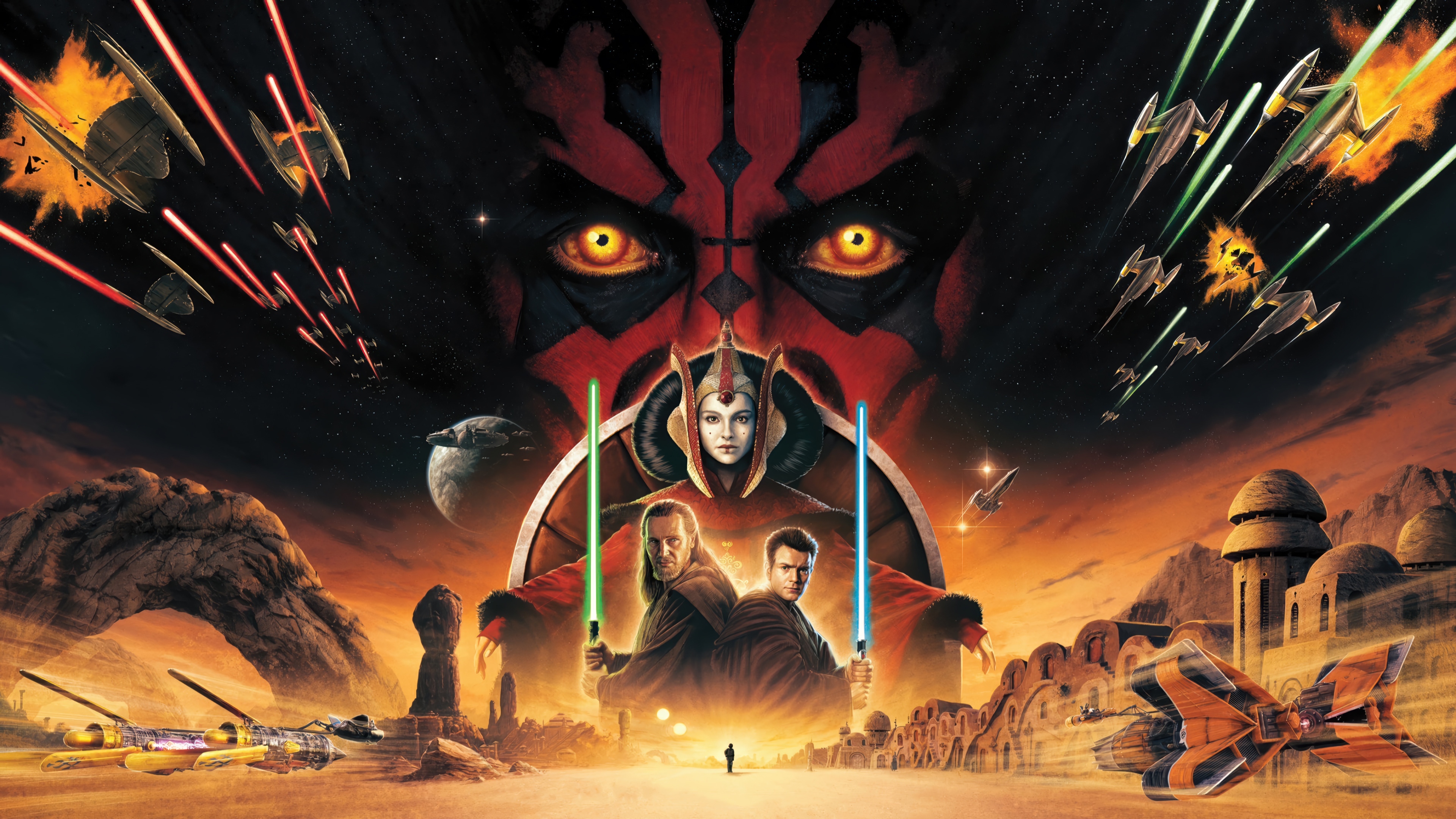 Star Wars: Episode I - The Phantom Menace 4K HD Wallpaper