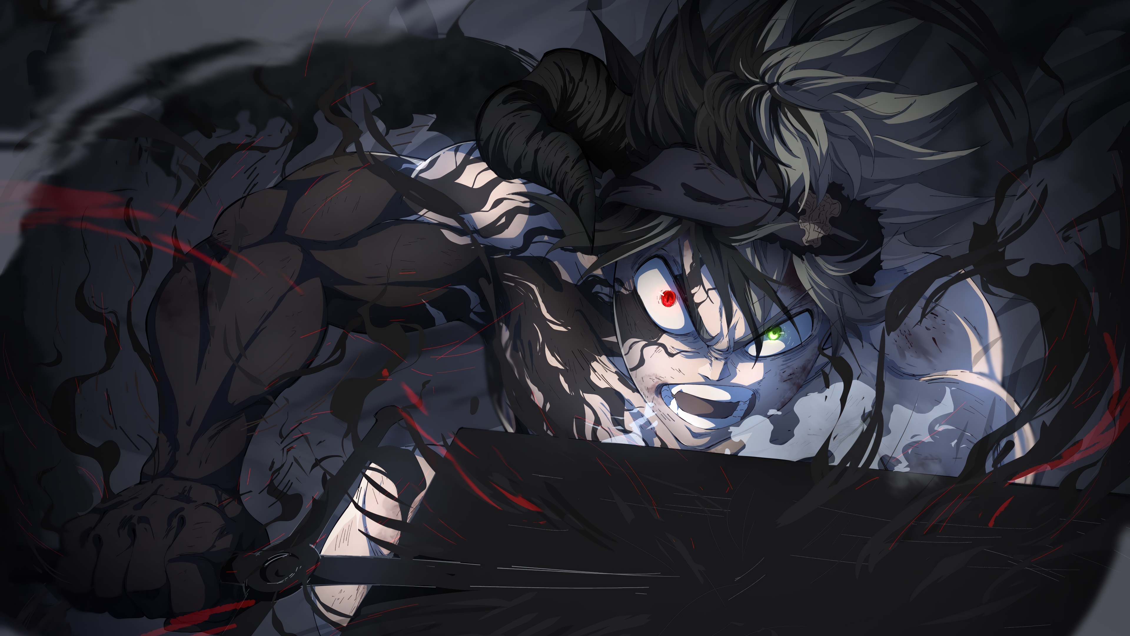 Asta in Black Clover 4K HD Wallpaper