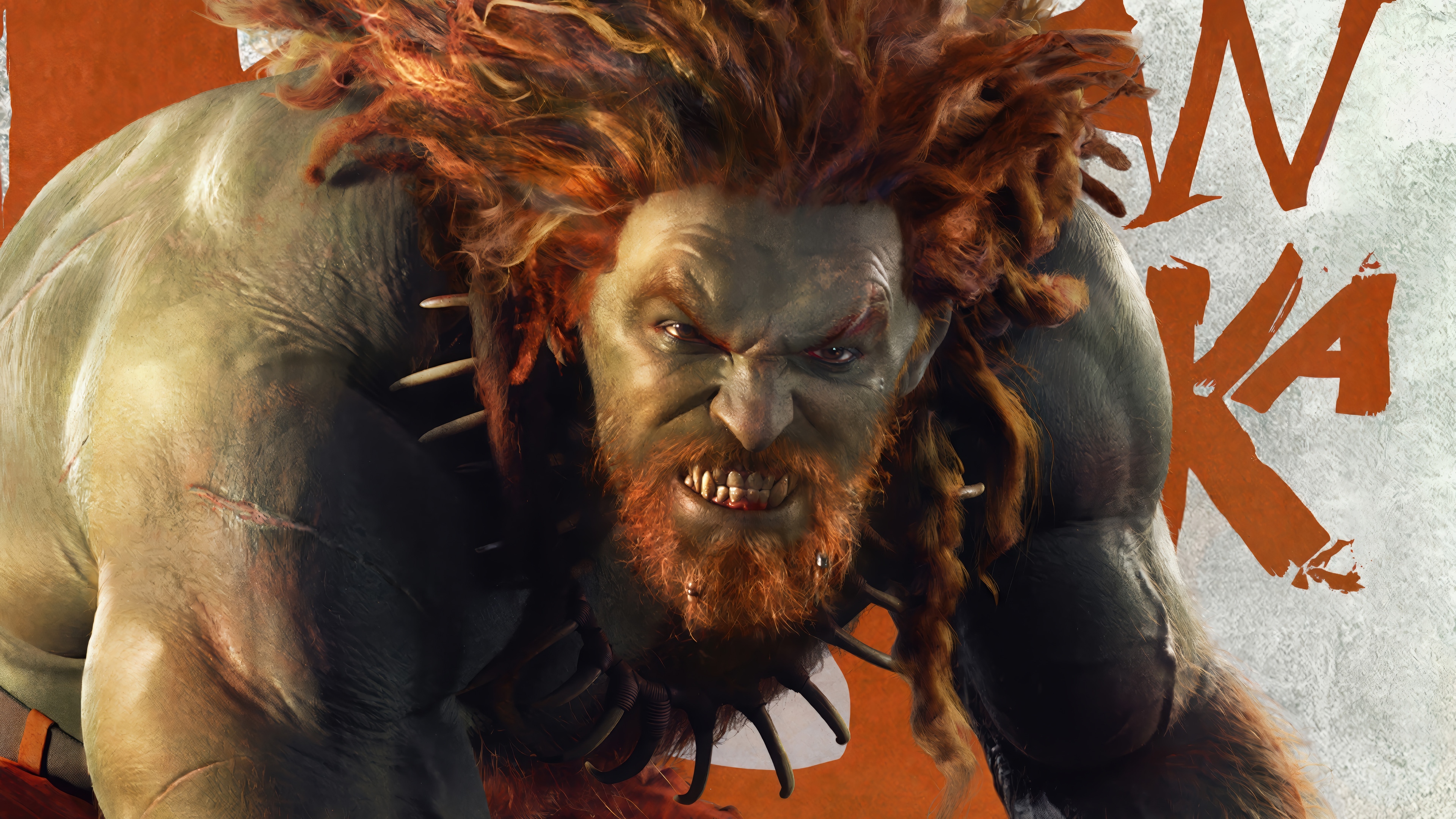 Blanka from Street Fighter 4K HD Wallpaper
