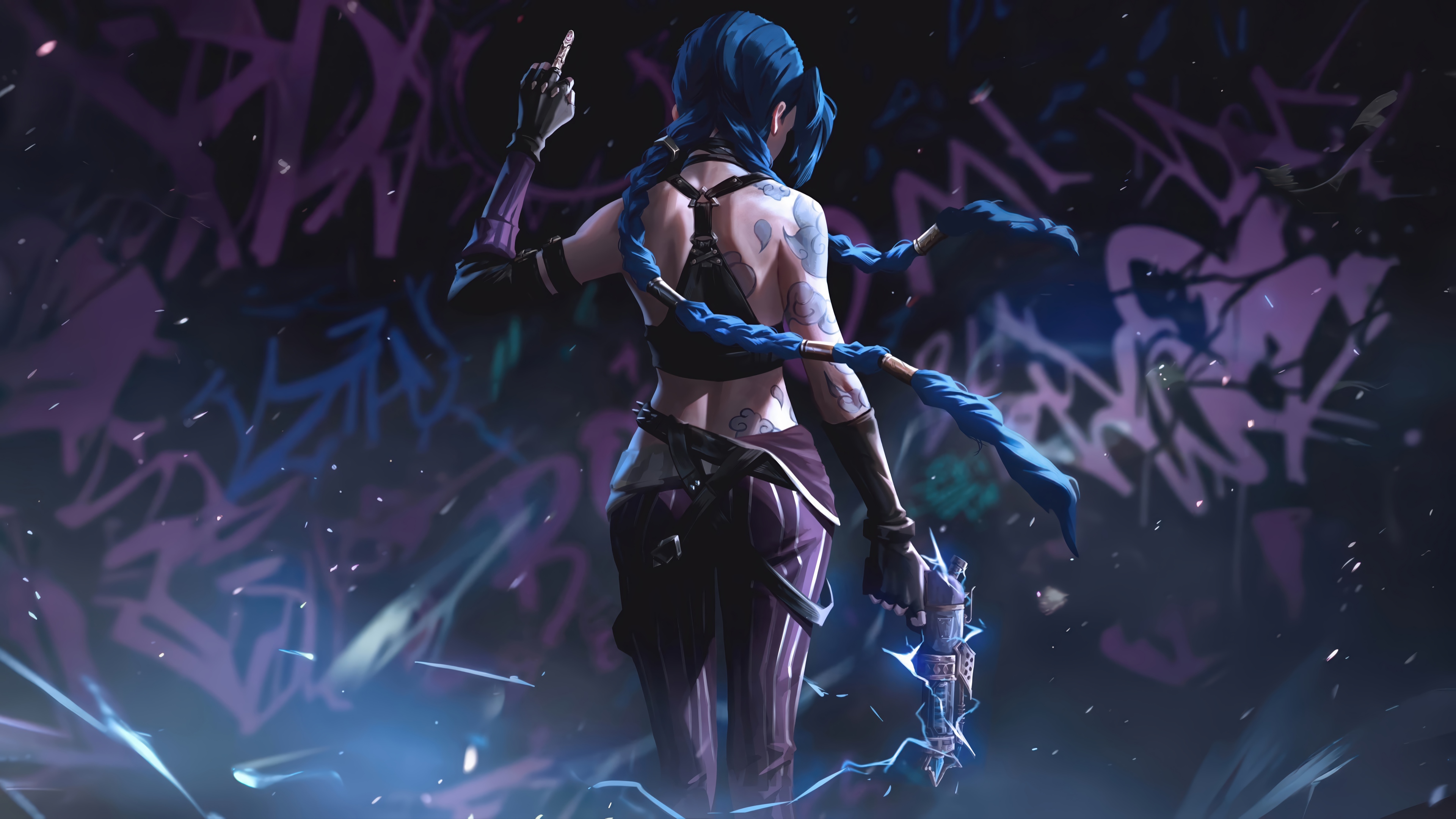 Jinx from League of Legends 4K HD Wallpaper