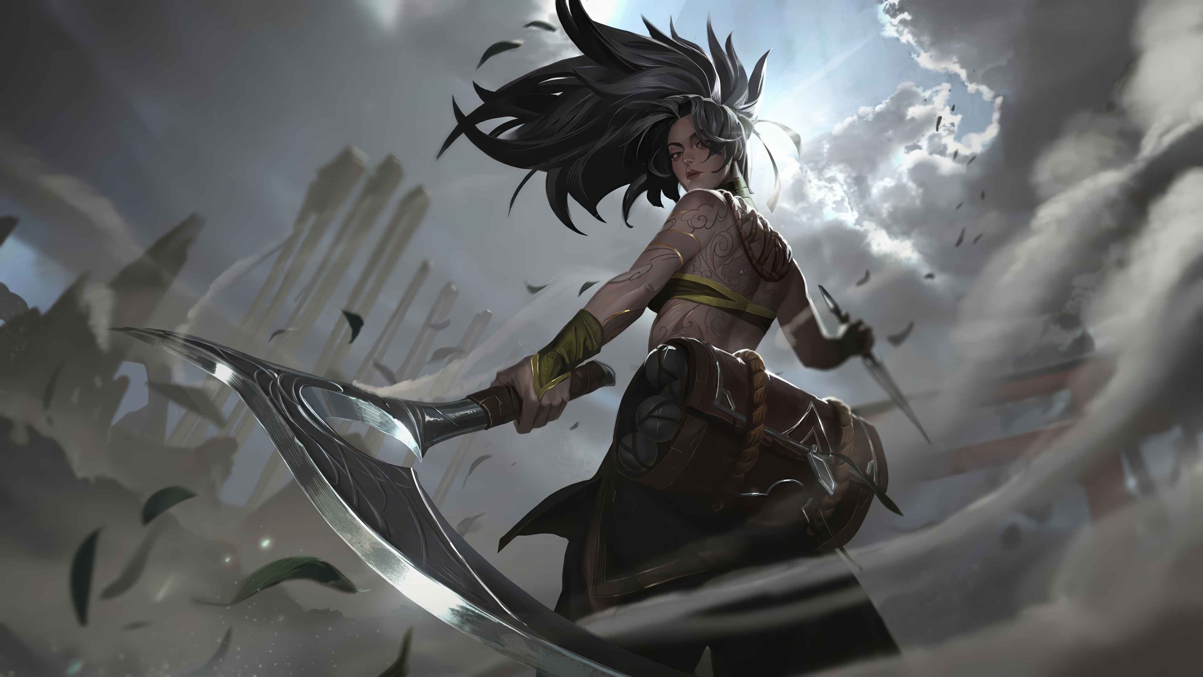 Akali from League of Legends in 4K HD Wallpaper