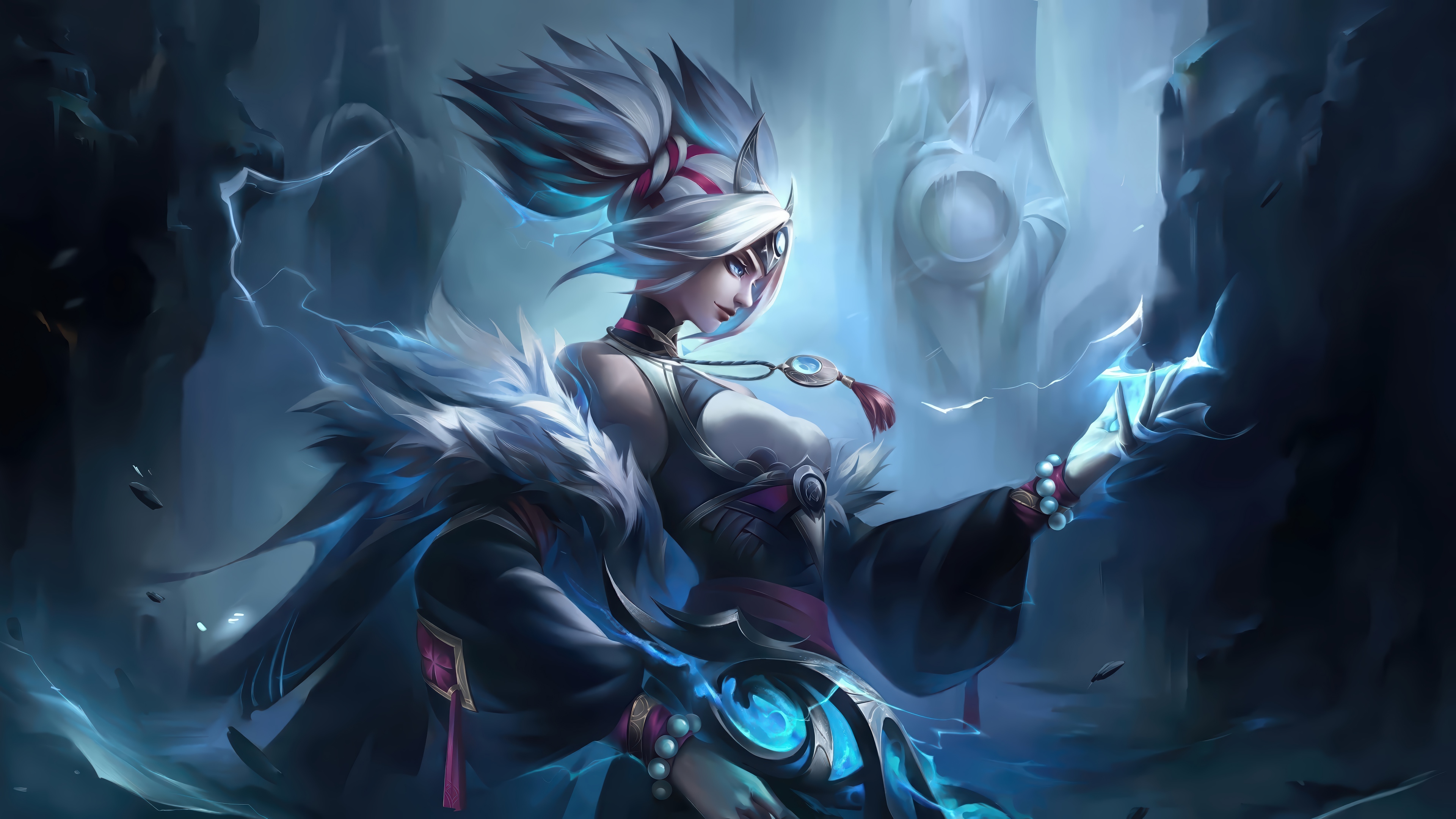 Zeri from League of Legends in 4K HD Wallpaper