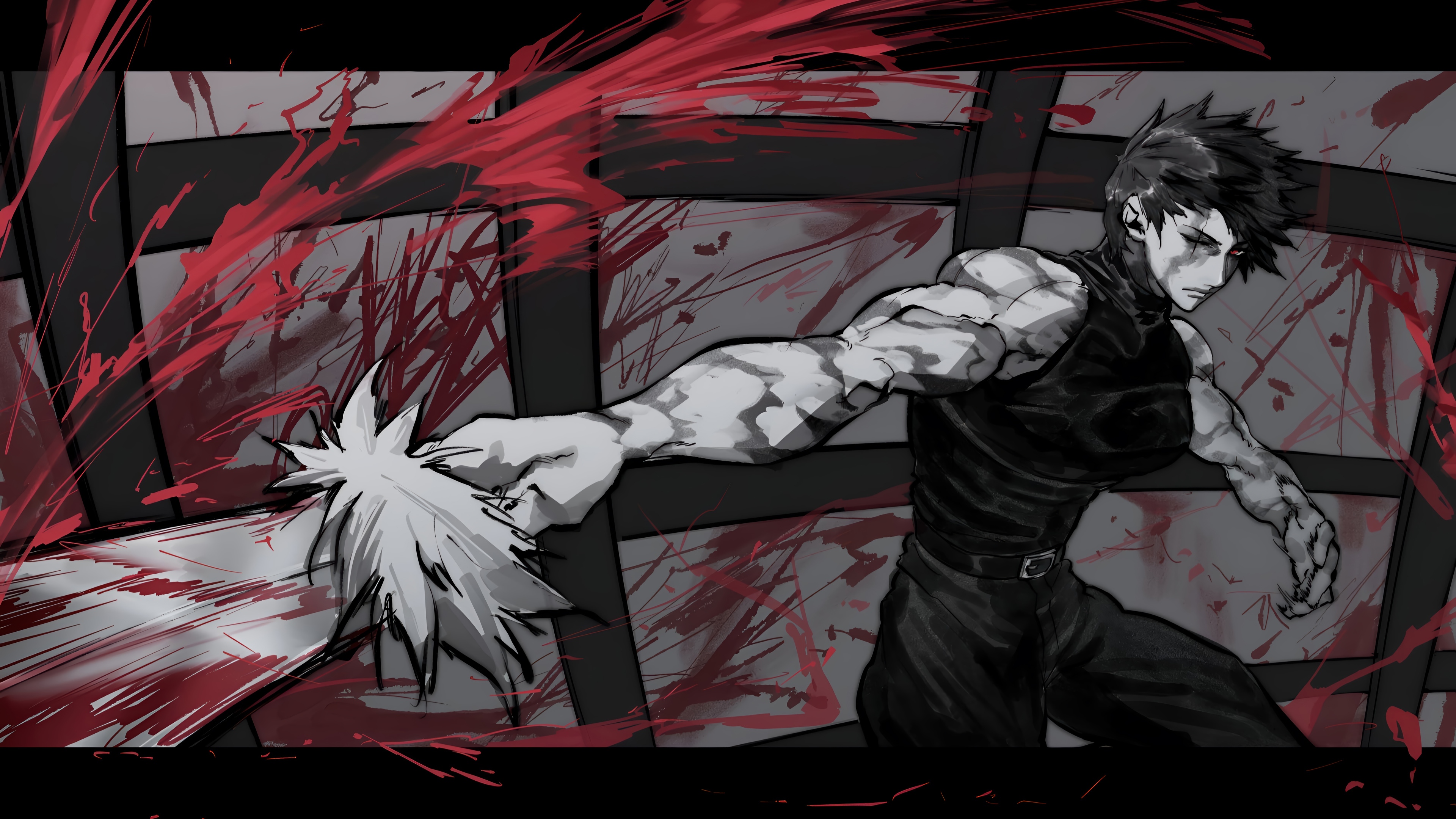 Maki Zenin in Jujutsu Kaisen 4K HD Wallpaper