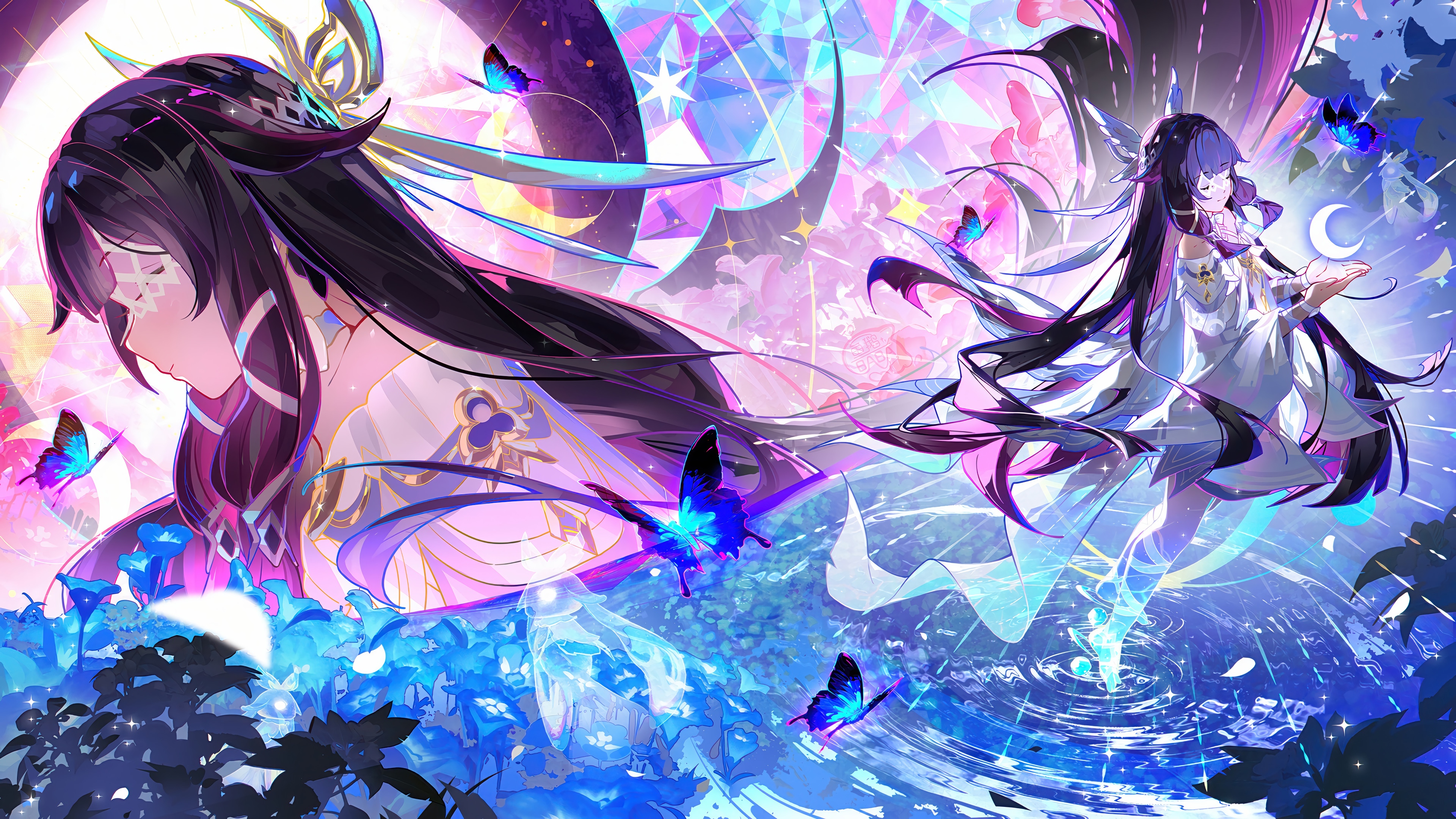 Columbina from Genshin Impact in 4K HD Wallpaper