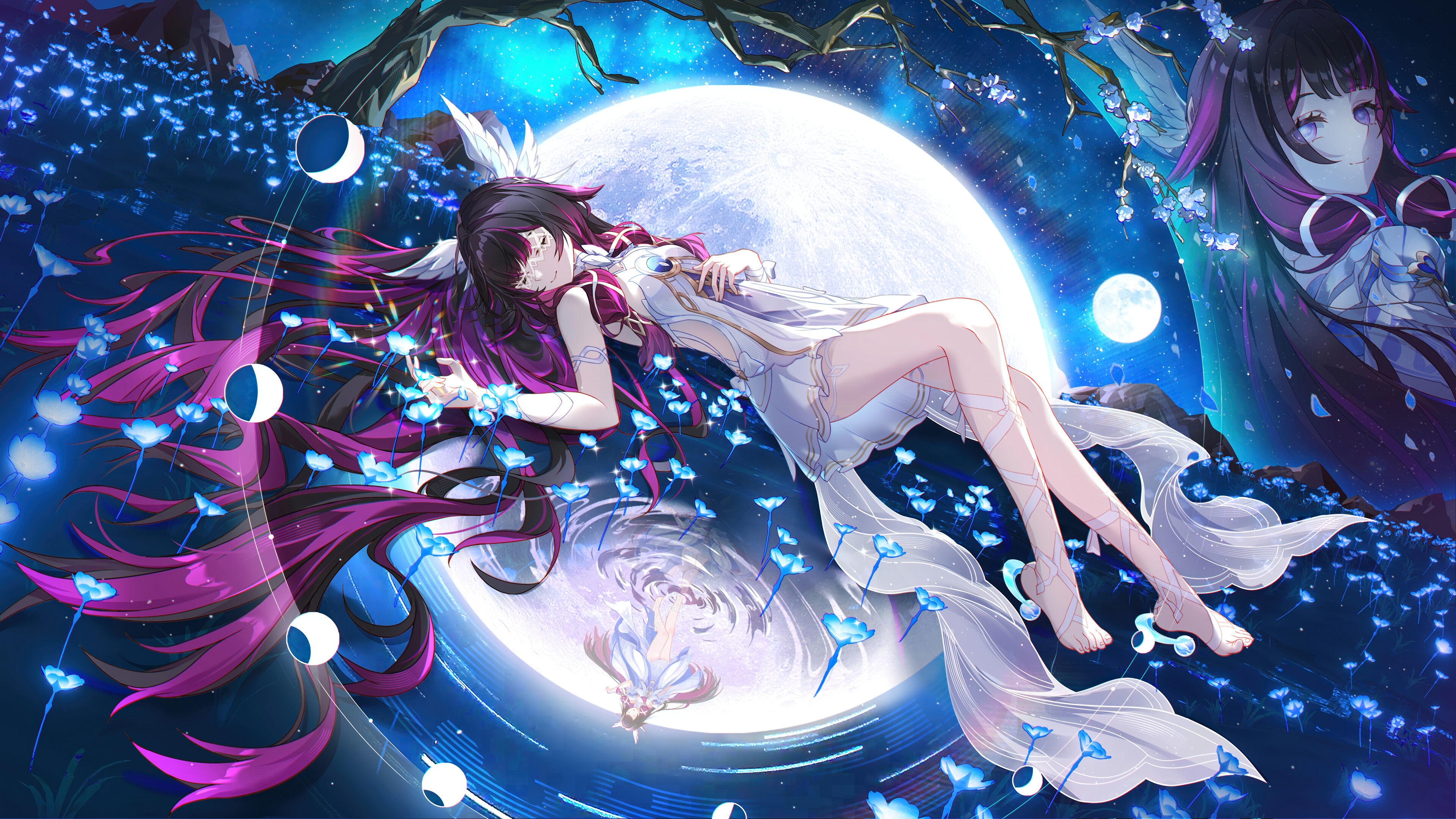 Columbina from Genshin Impact in 4K HD Wallpaper