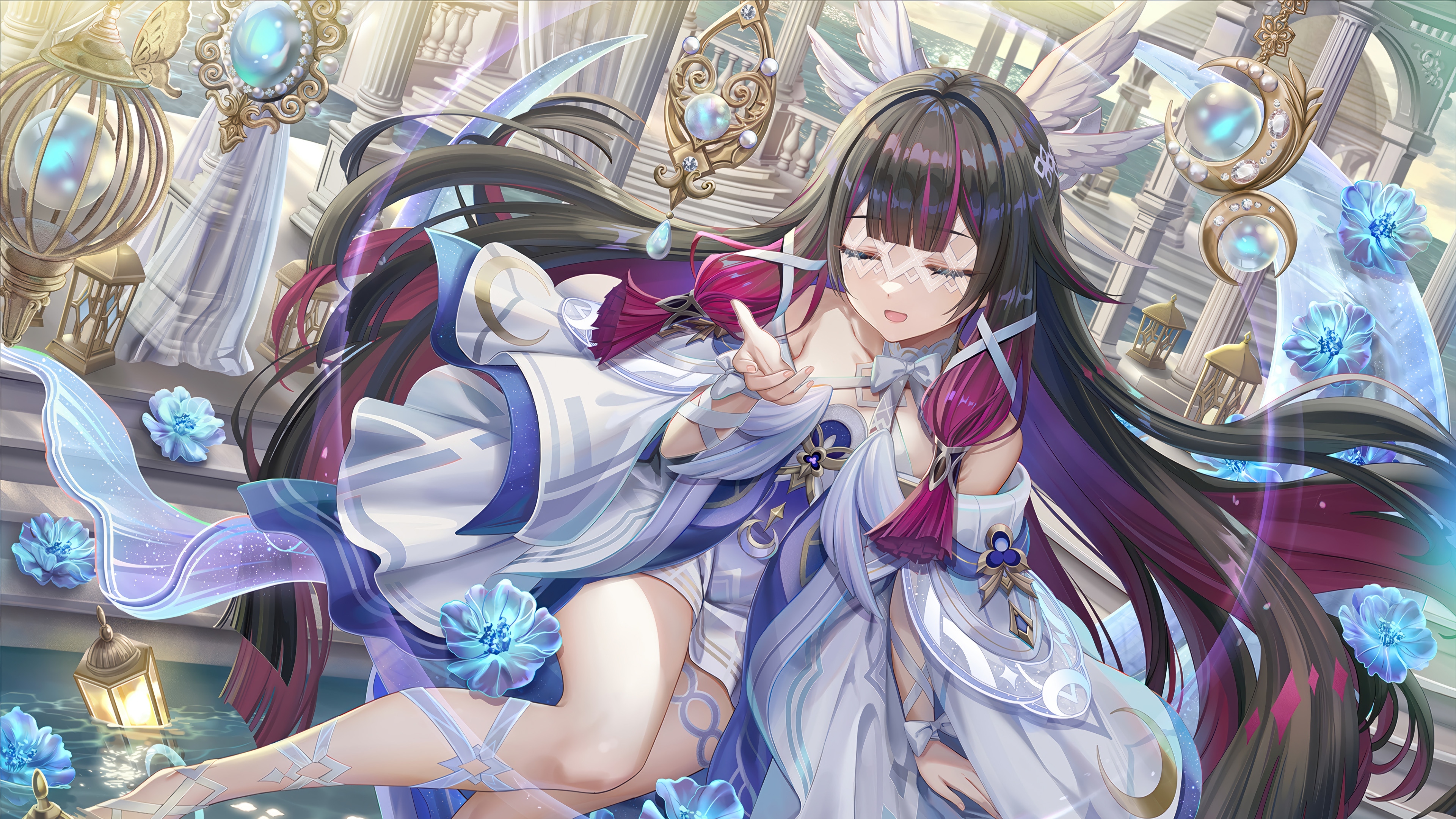 Columbina from Genshin Impact in 4K HD Wallpaper