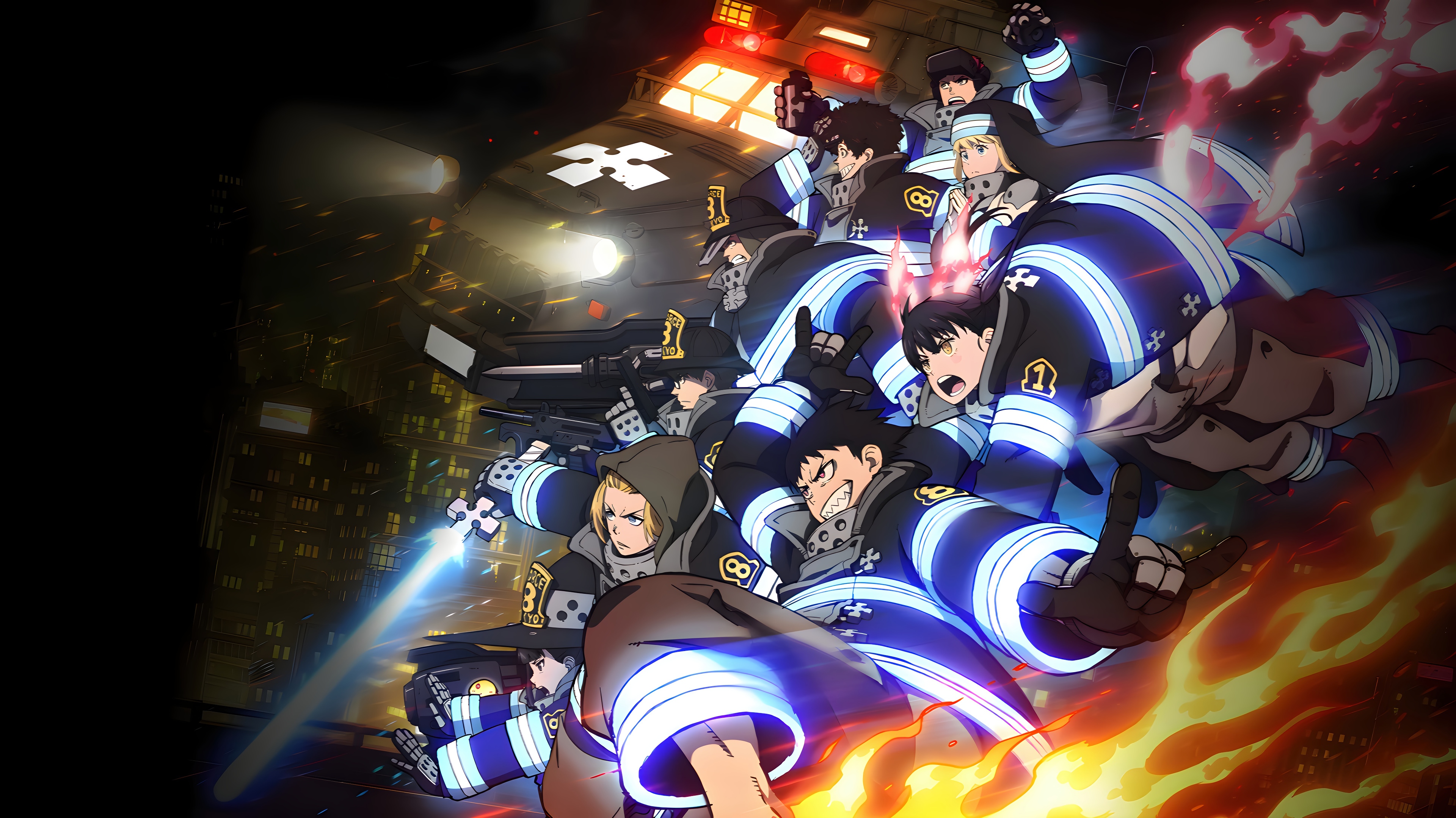Fire Force 4K HD Wallpaper