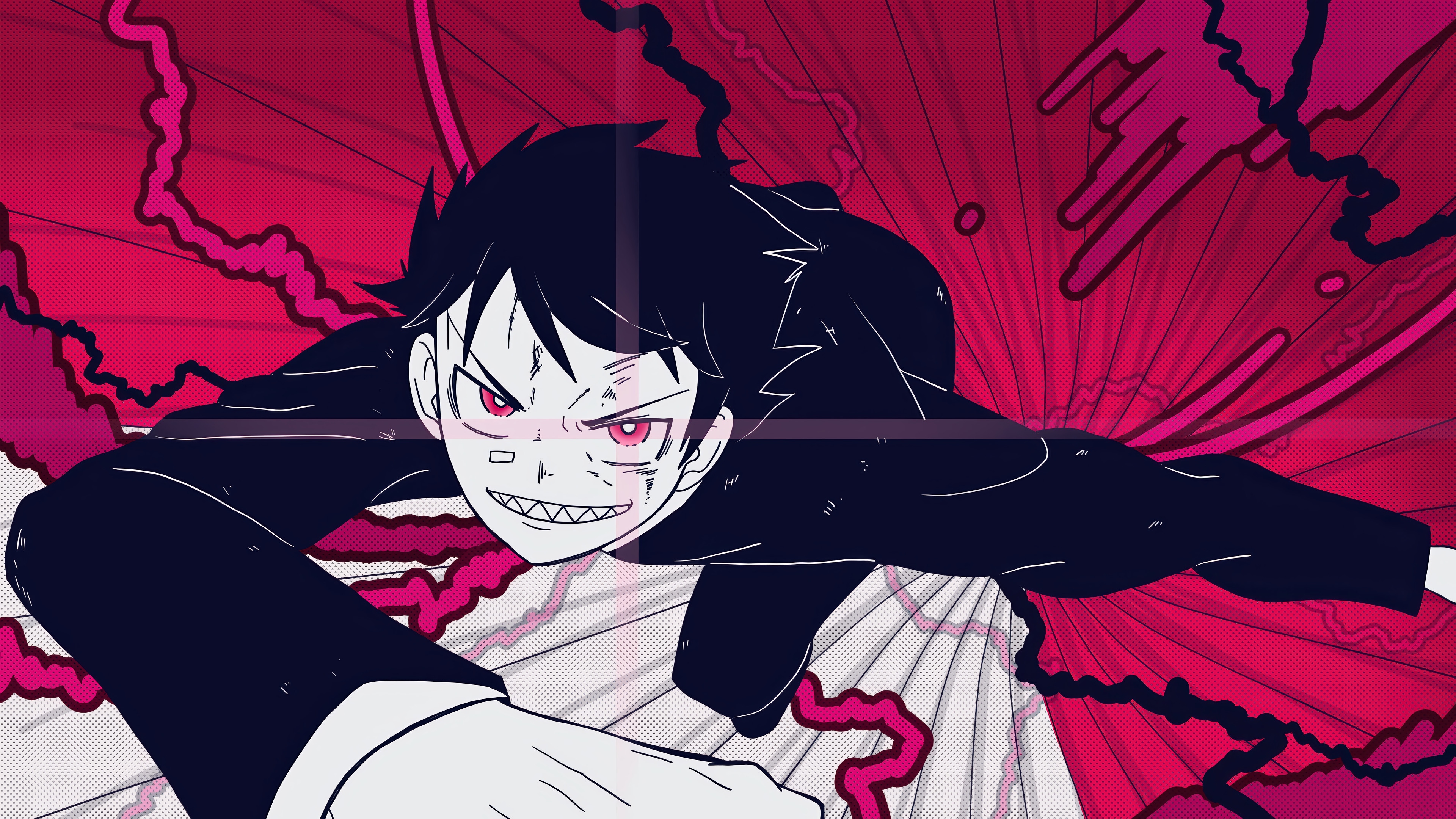 Shinra Kusakabe from Fire Force in 4K HD Wallpaper