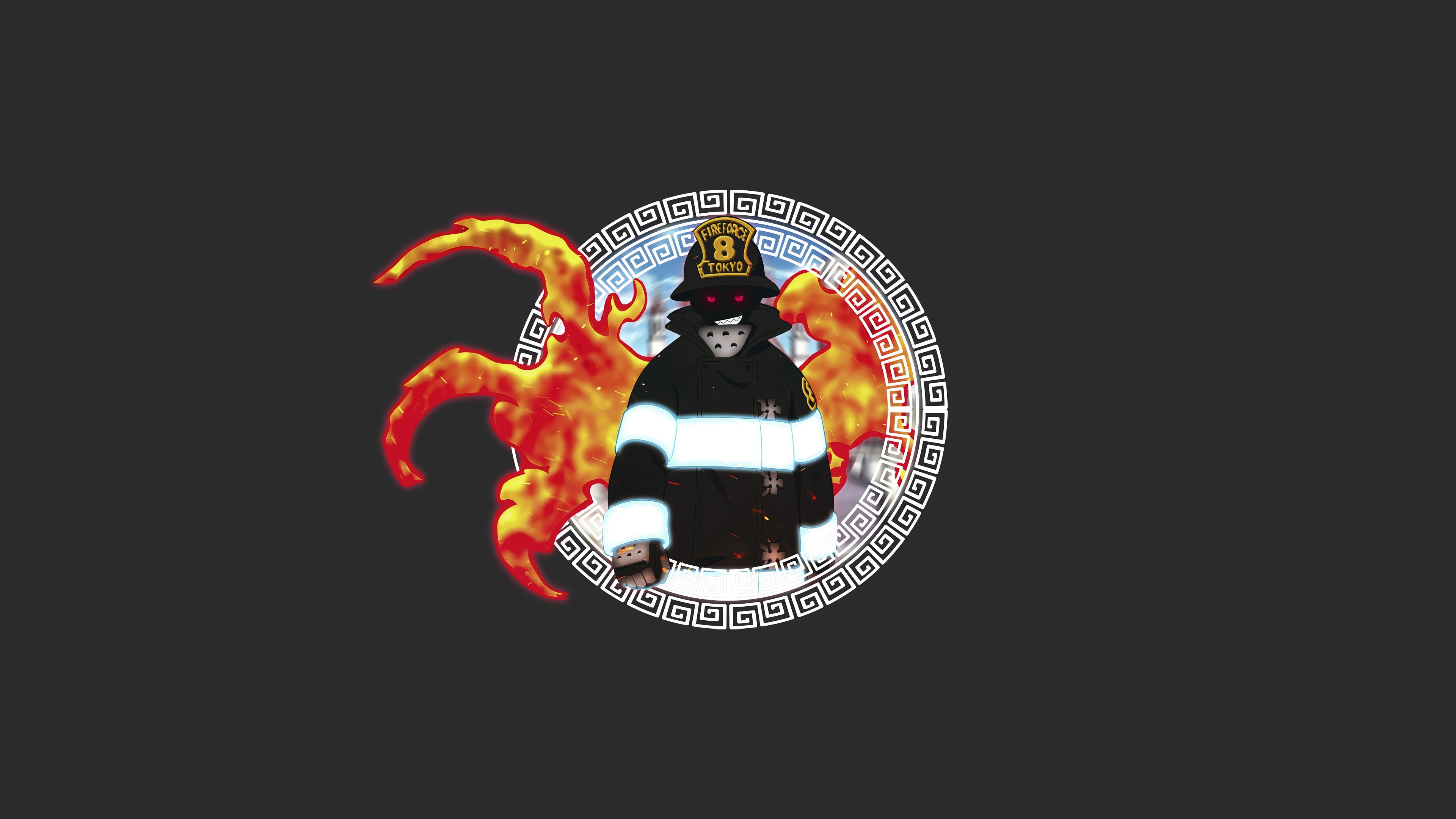 Shinra Kusakabe Fire Force 4K HD Wallpaper