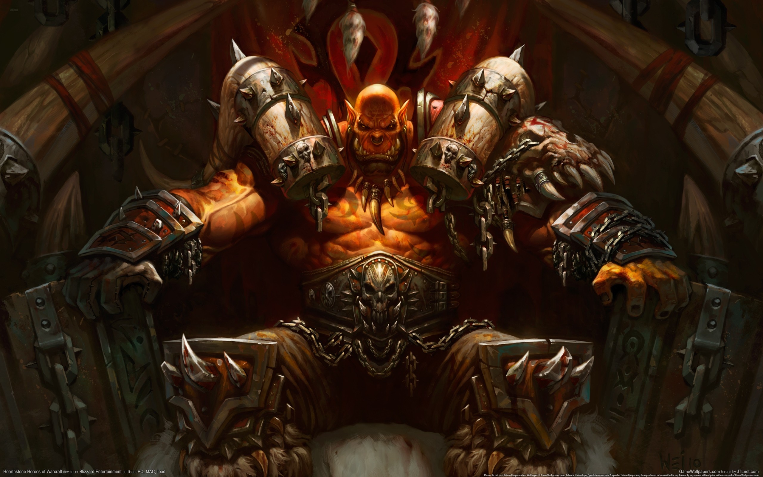Garrosh Hellscream from World of Warcraft HD Wallpaper