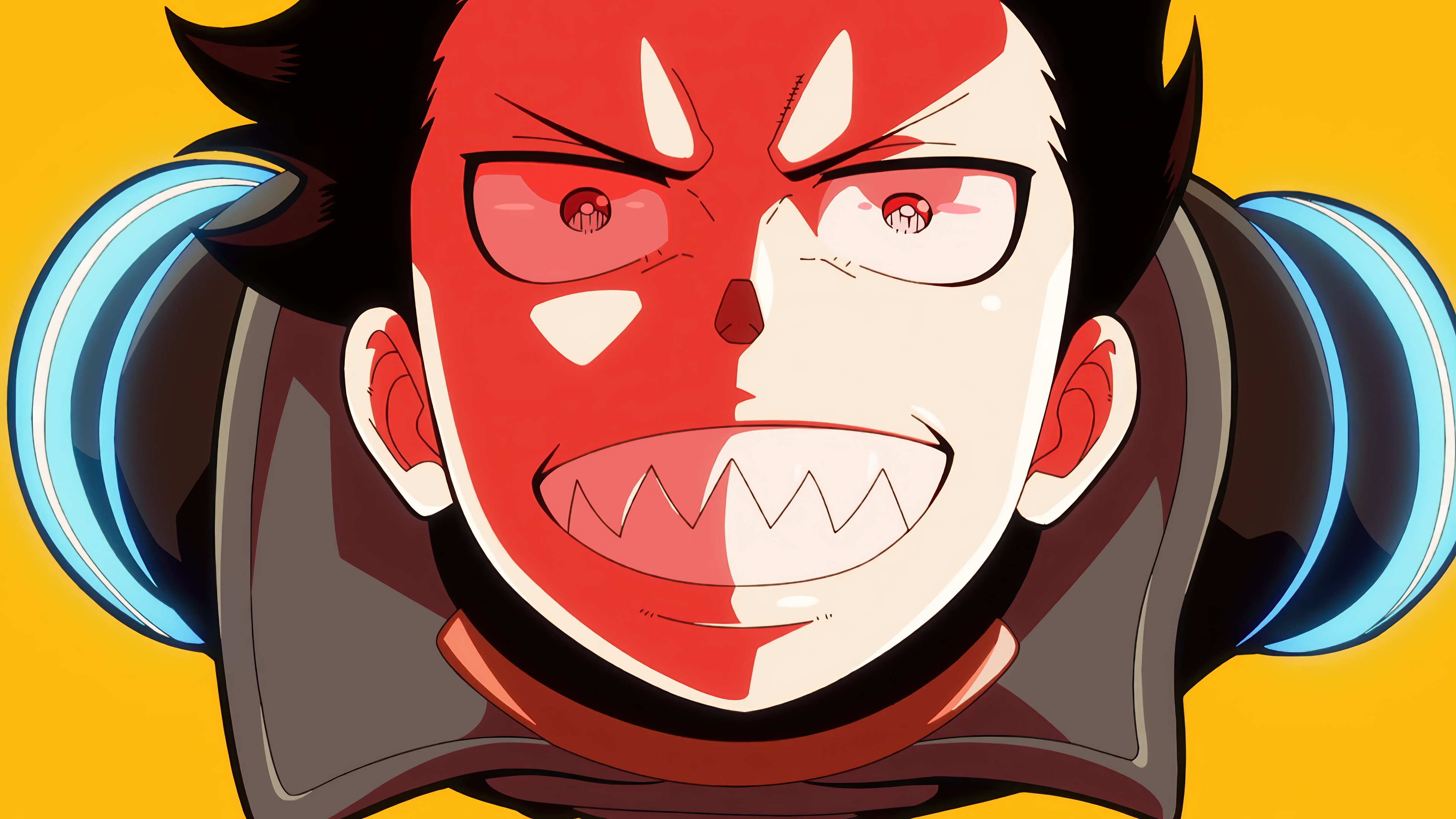 Shinra Kusakabe from Fire Force 4K HD Wallpaper