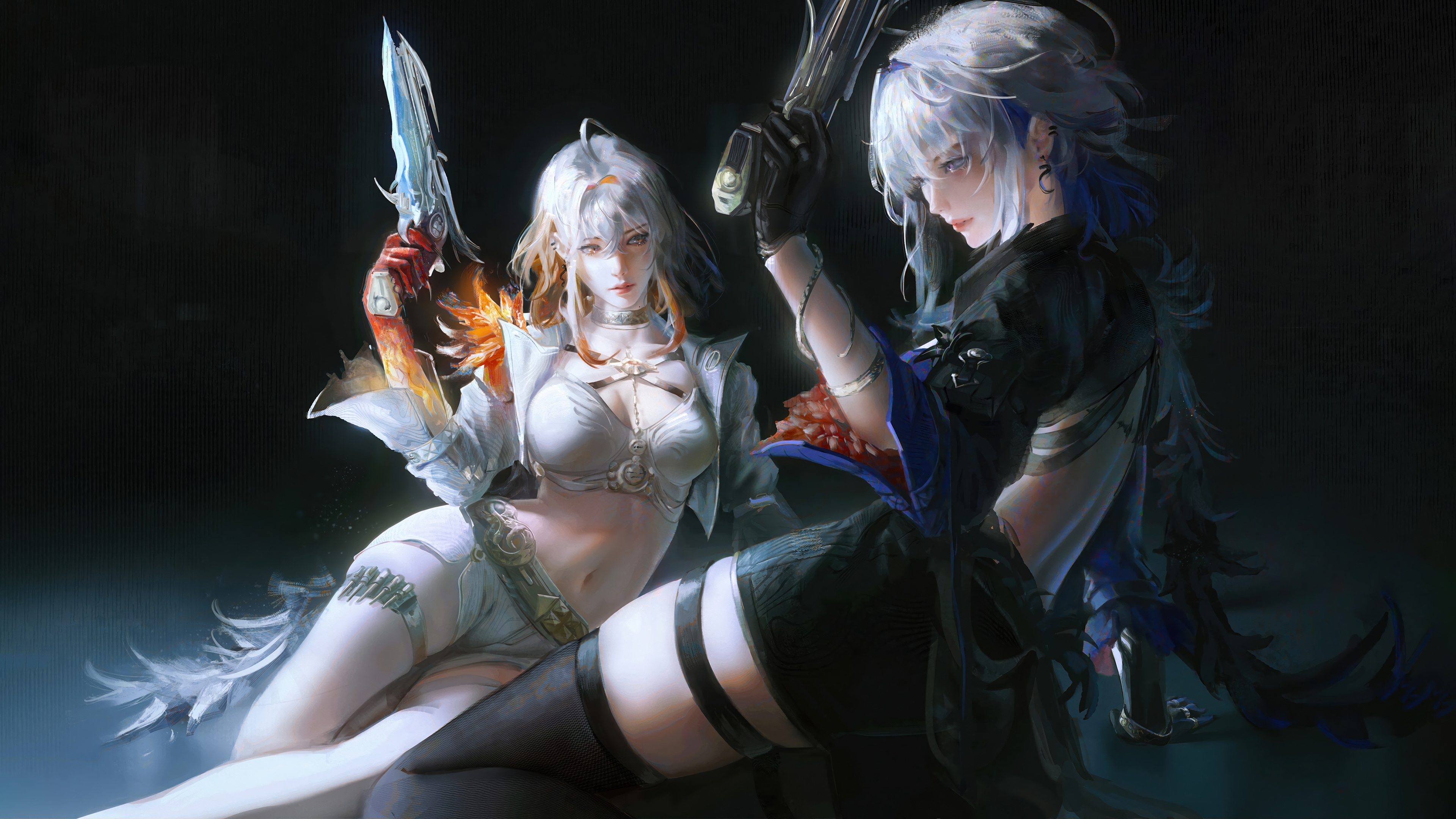 Galbrena and companion from Wuthering Waves in 4K HD Wallpaper