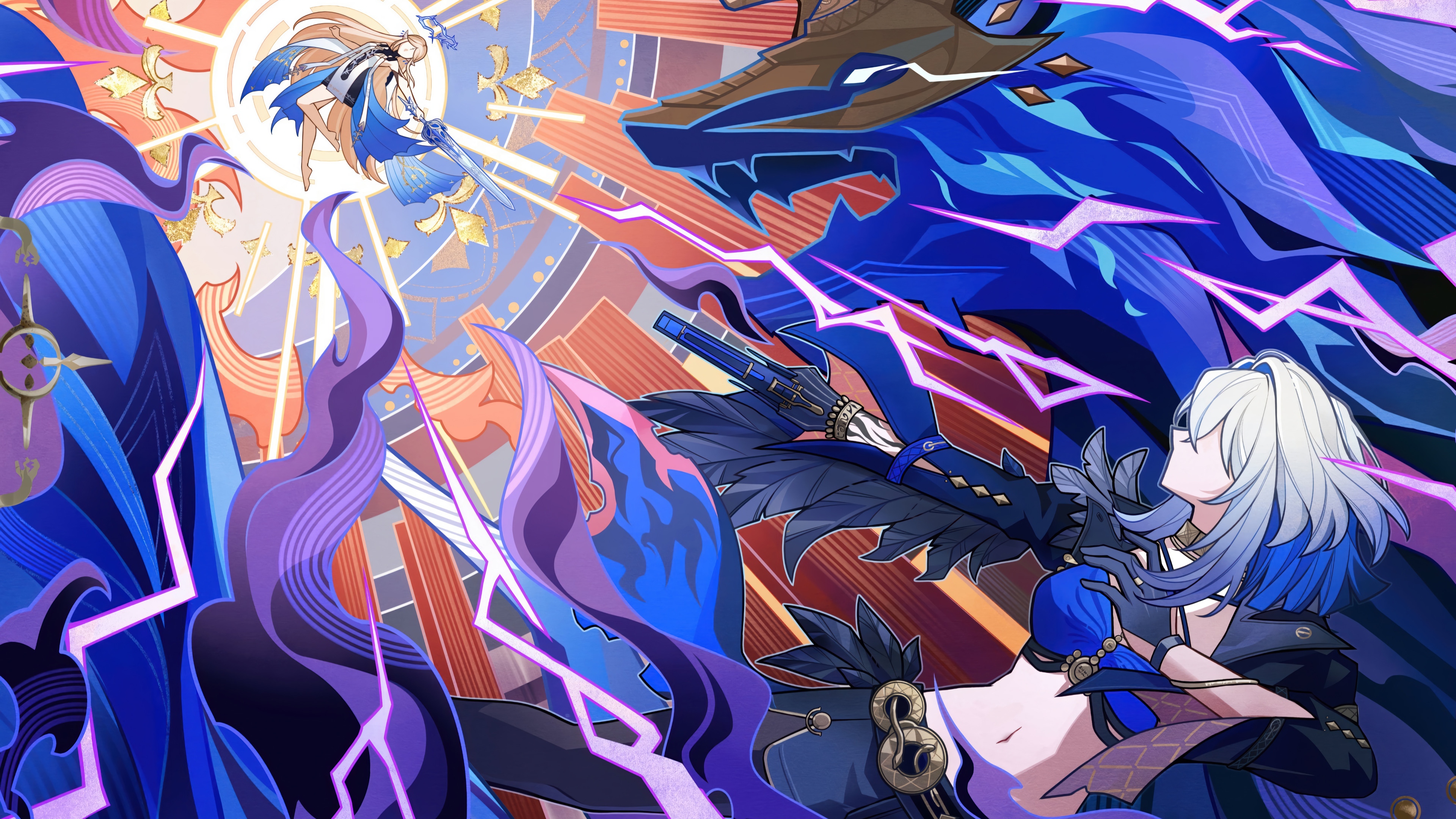 Wuthering Waves: Galbrerna and Cartethyia HD Wallpaper