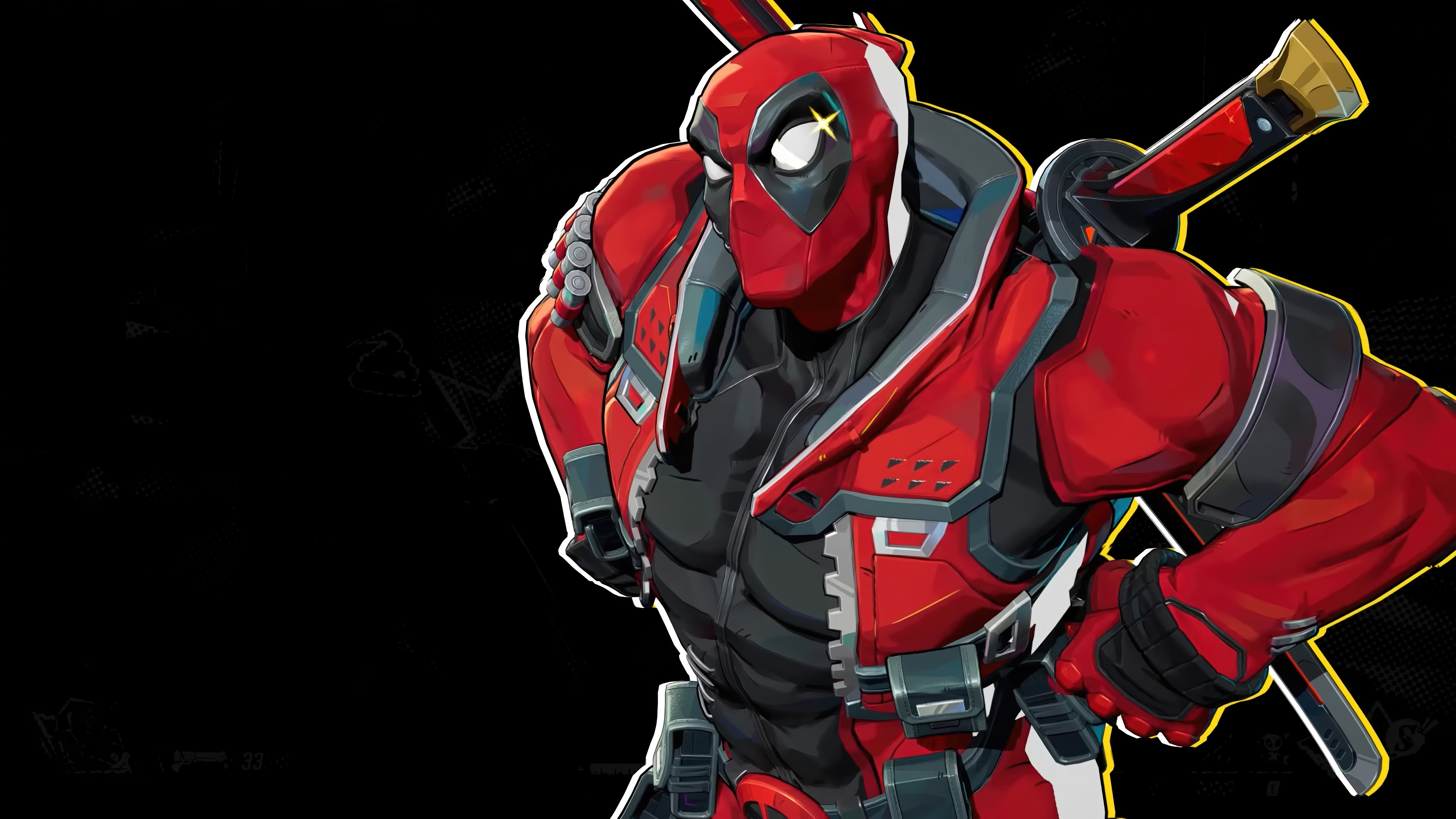 Deadpool in Marvel Rivals 4K HD Wallpaper