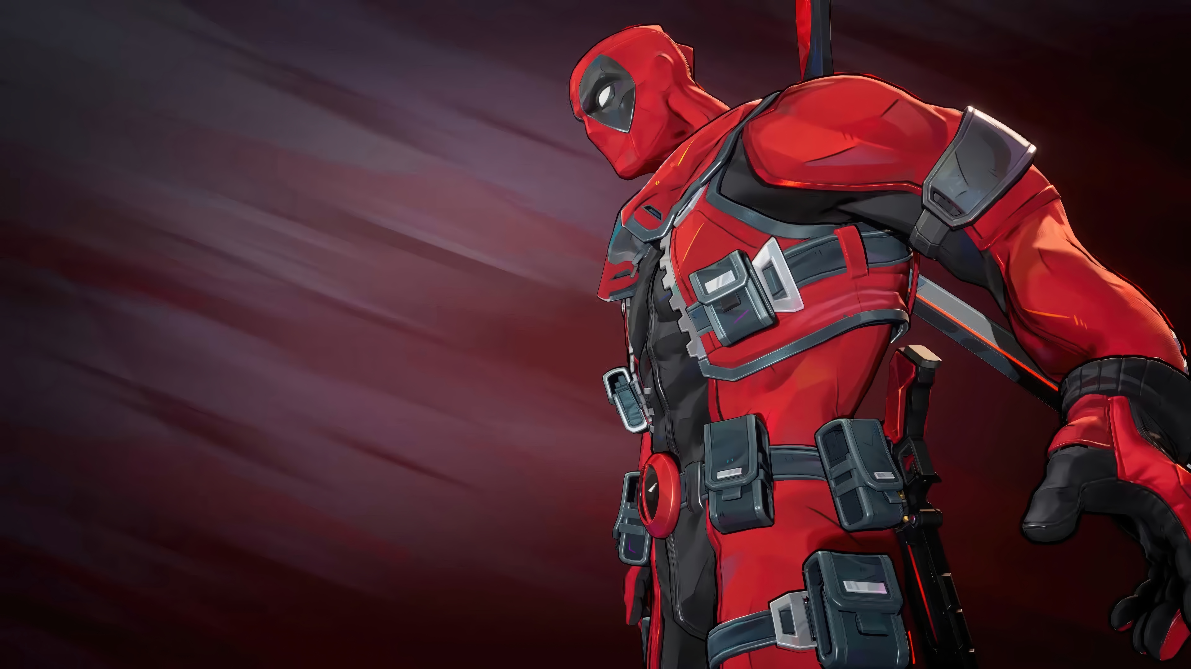 Deadpool in Marvel Rivals 4K HD Wallpaper