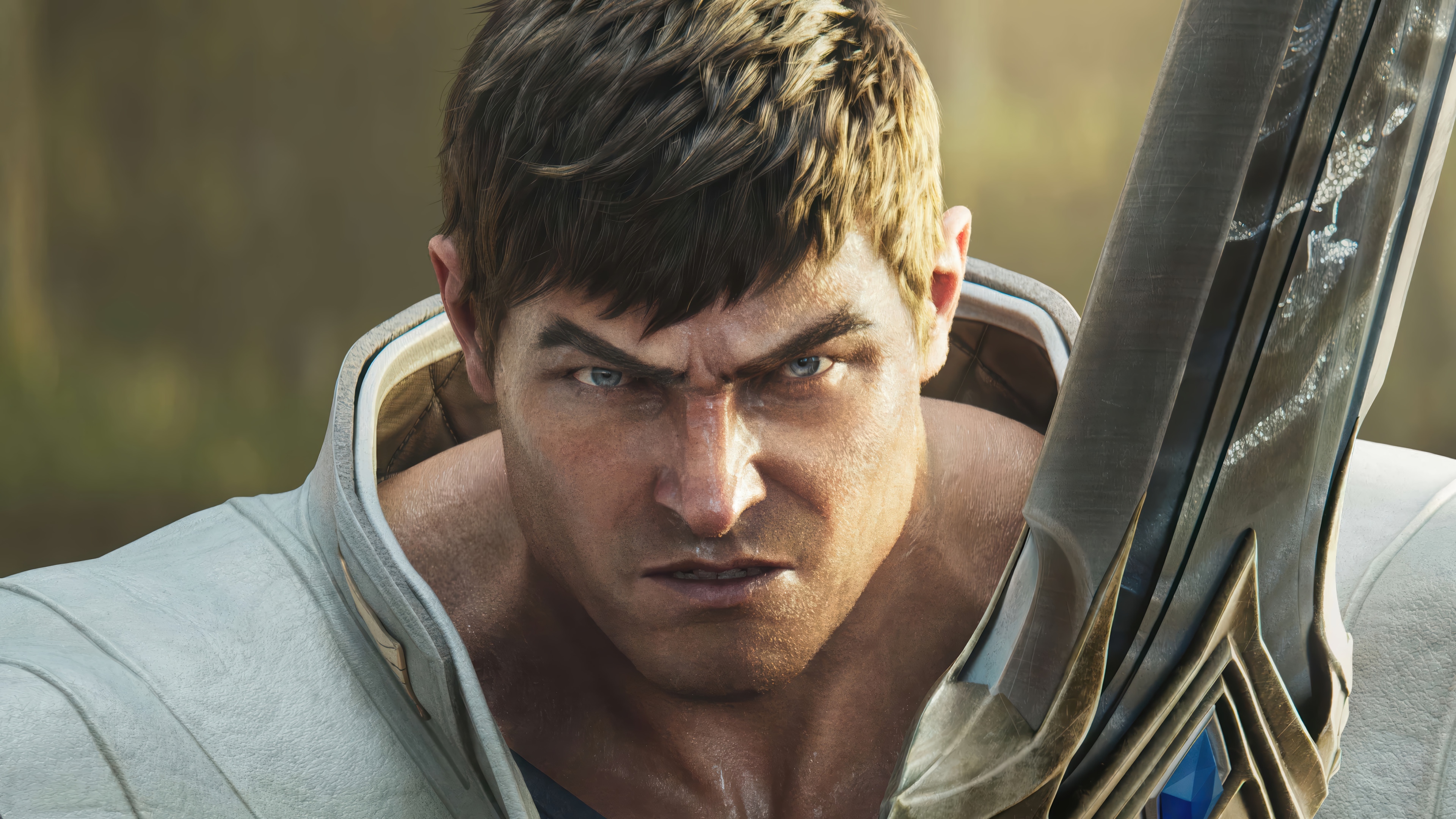 Garen from League of Legends in 4K HD Wallpaper