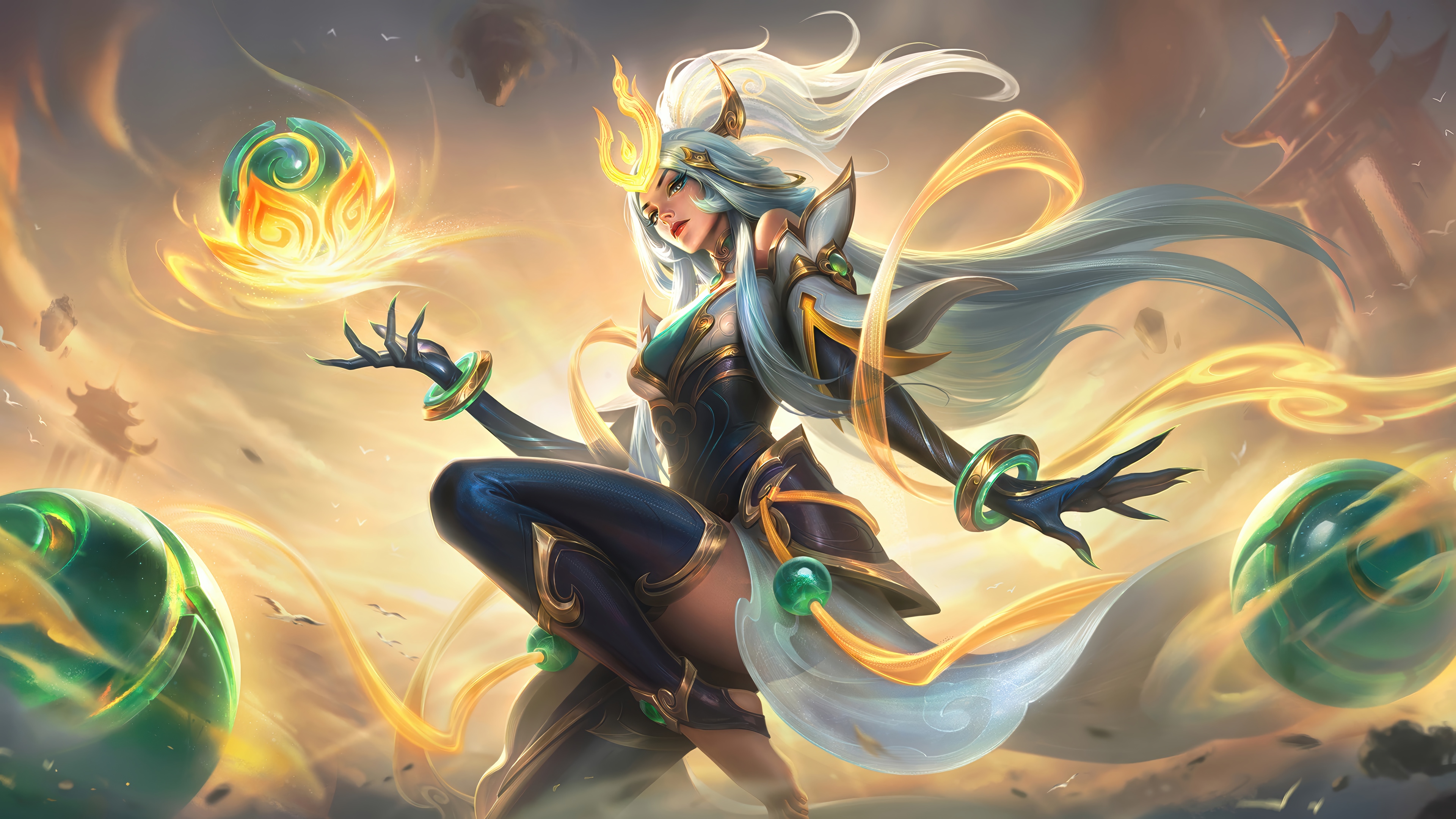 Syndra from League of Legends 4K HD Wallpaper