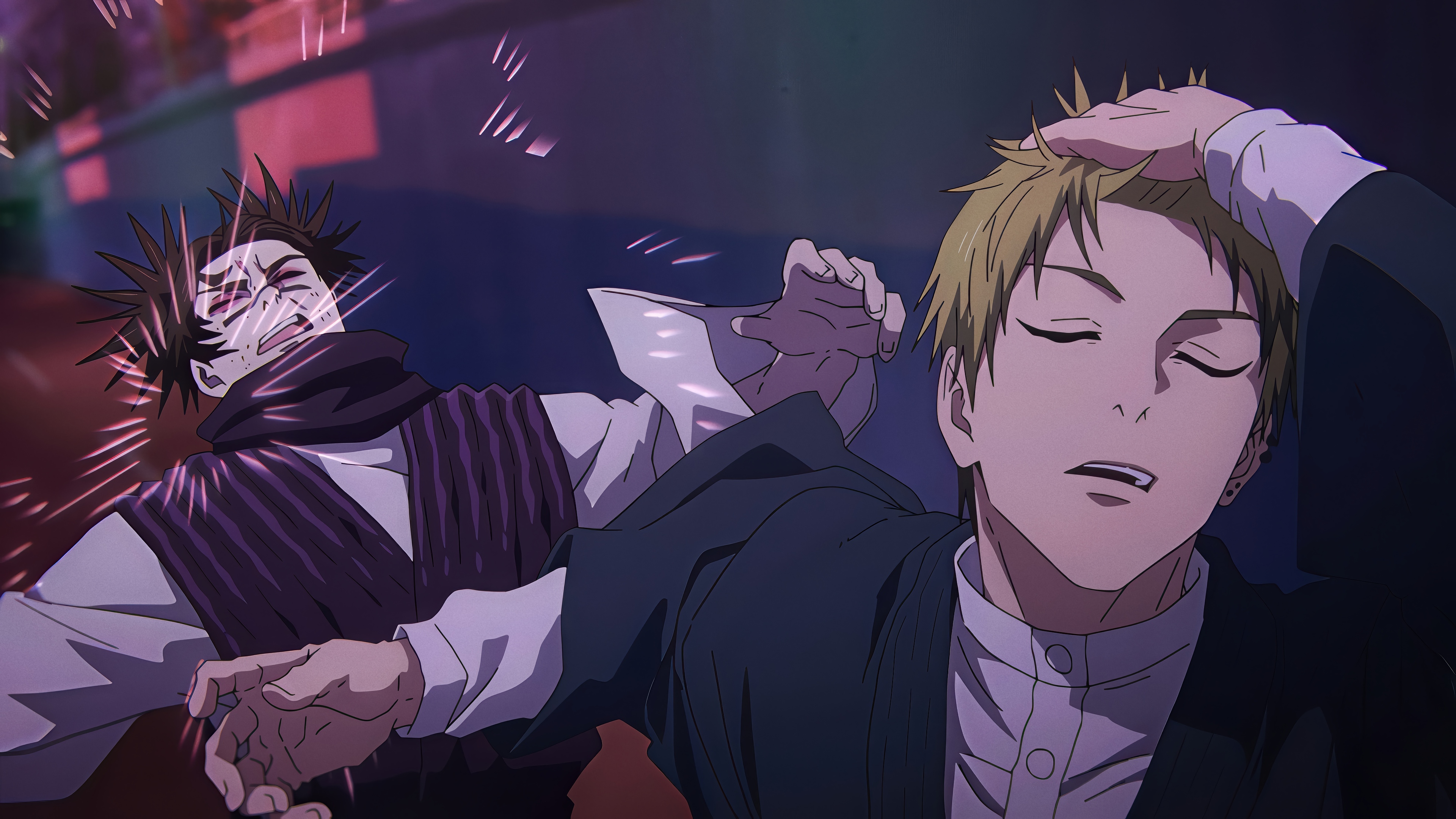 Naoya Zenin and Choso in Jujutsu Kaisen 4K HD Wallpaper