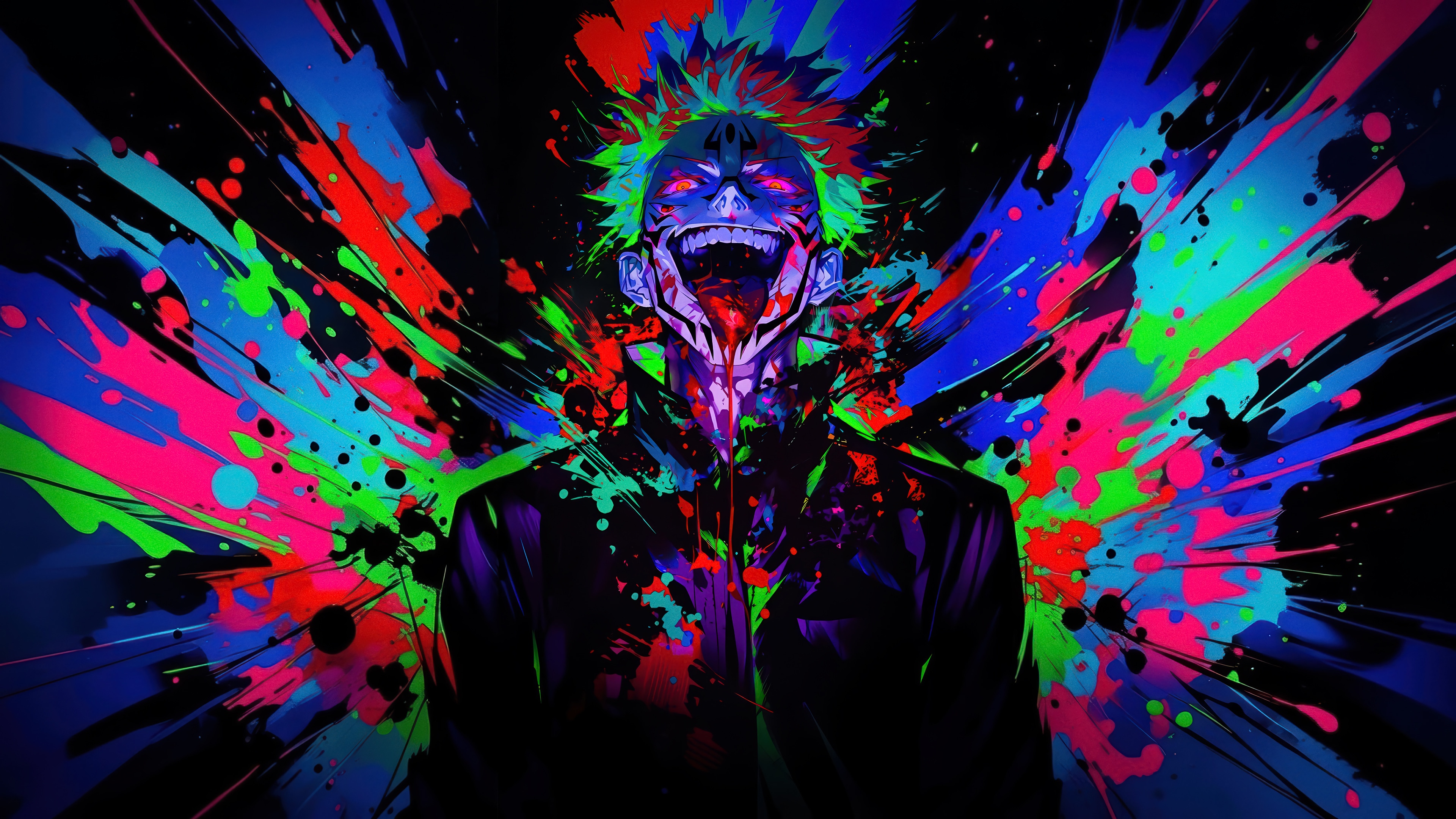 Sukuna from Jujutsu Kaisen in 4K HD Wallpaper