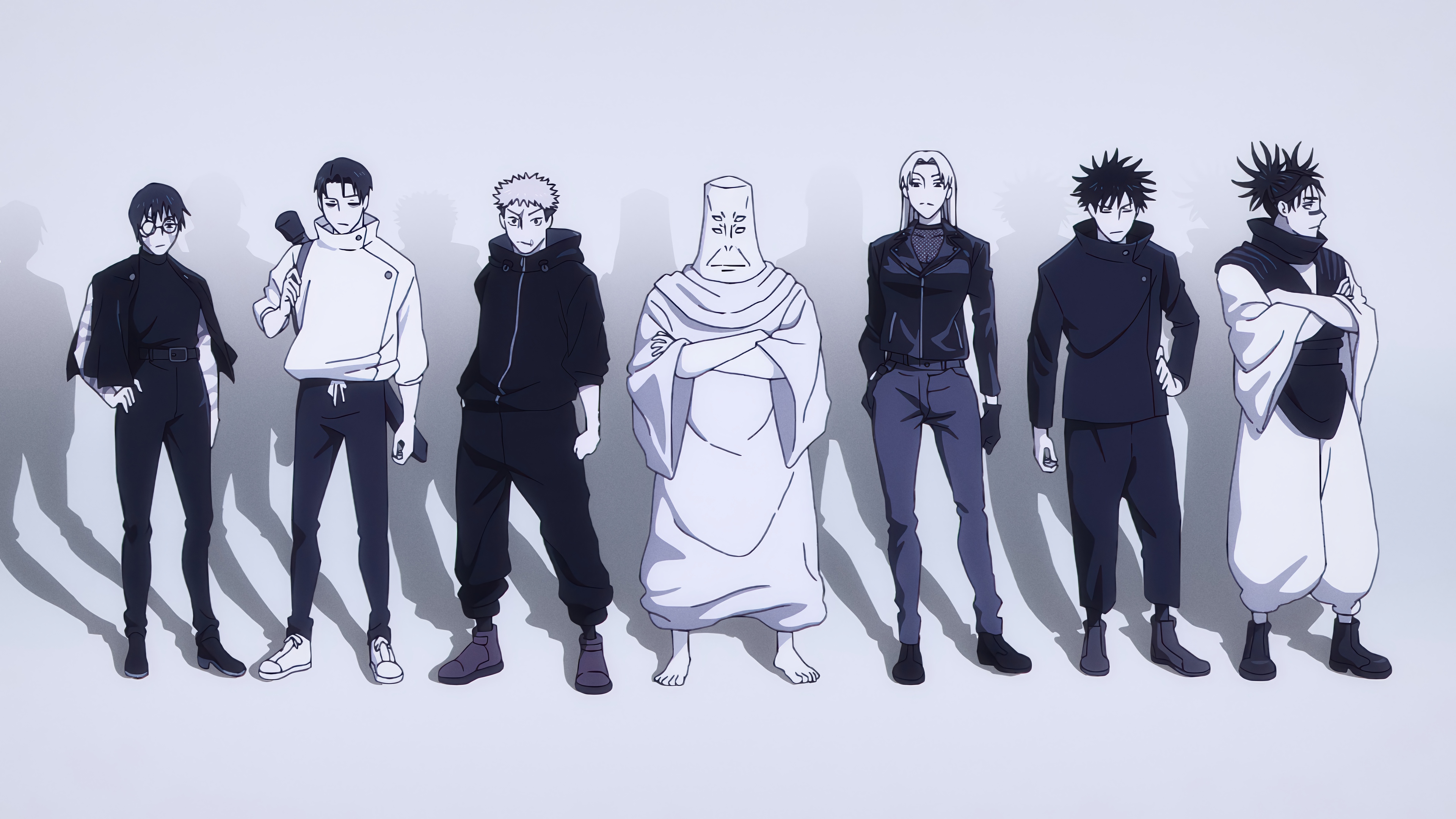 Jujutsu Kaisen characters in 4K HD Wallpaper