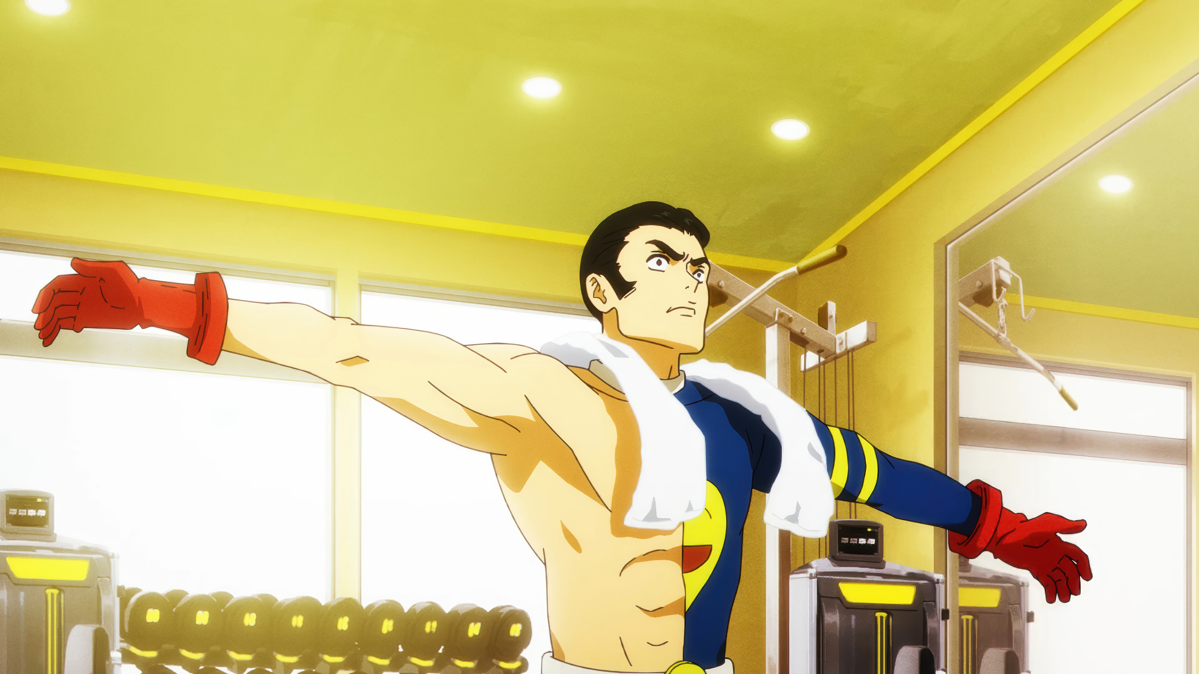 Fumihiko Takaba in a Gym HD Wallpaper