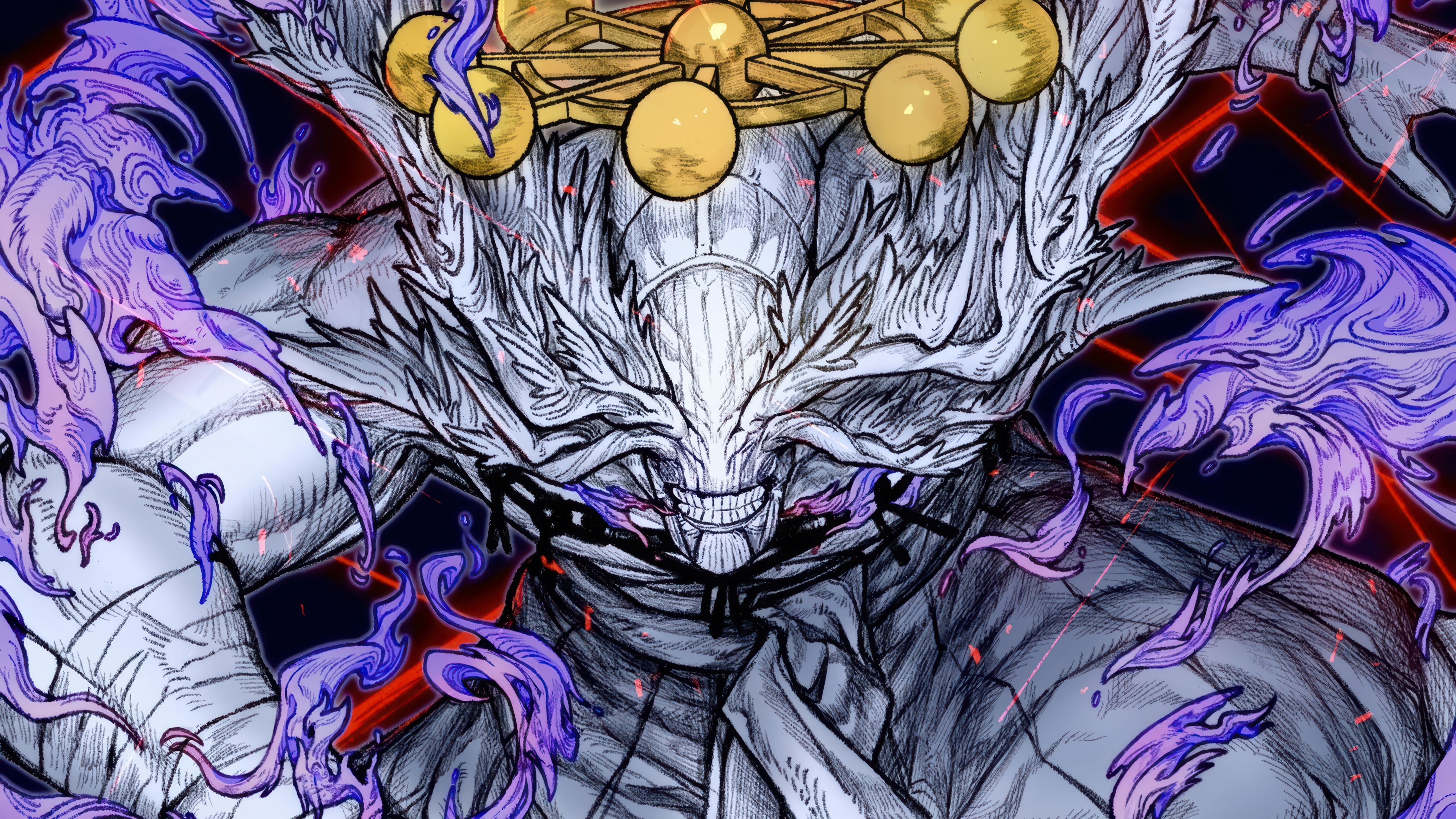 Mahoraga from Jujutsu Kaisen in 4K HD Wallpaper