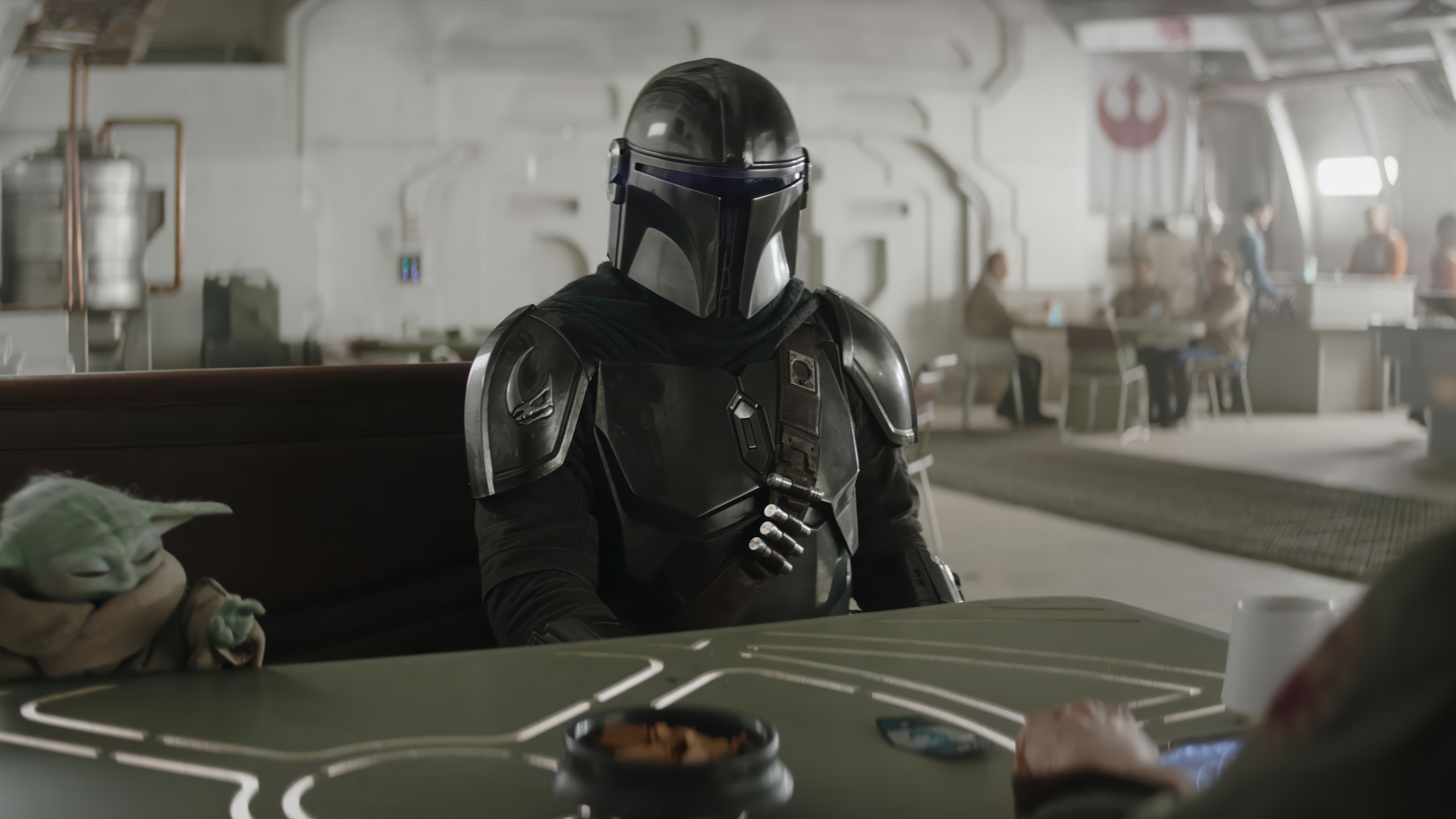 The Mandalorian and Grogu in 4K HD Wallpaper