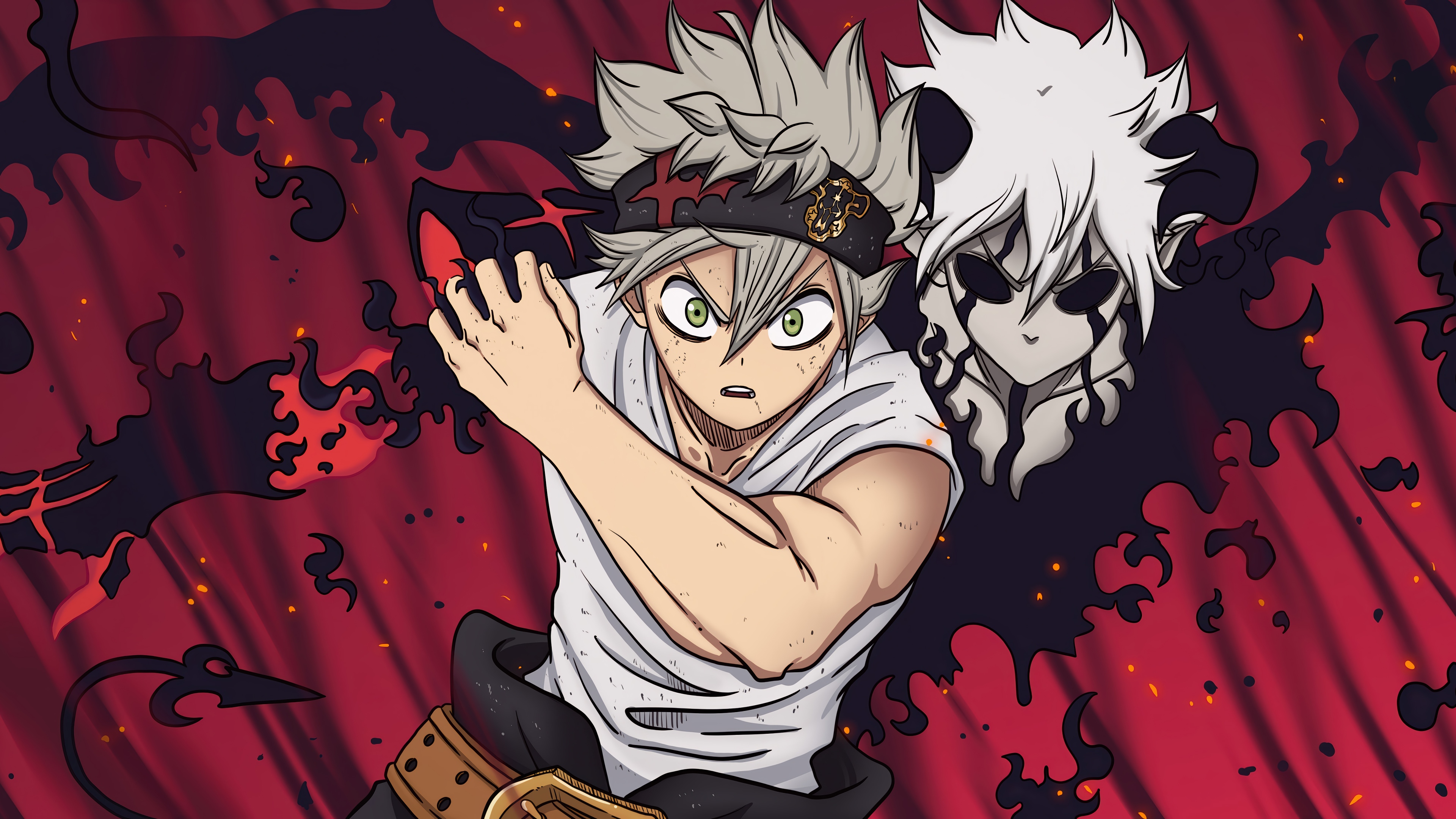 Asta and Liebe from Black Clover 4K HD Wallpaper