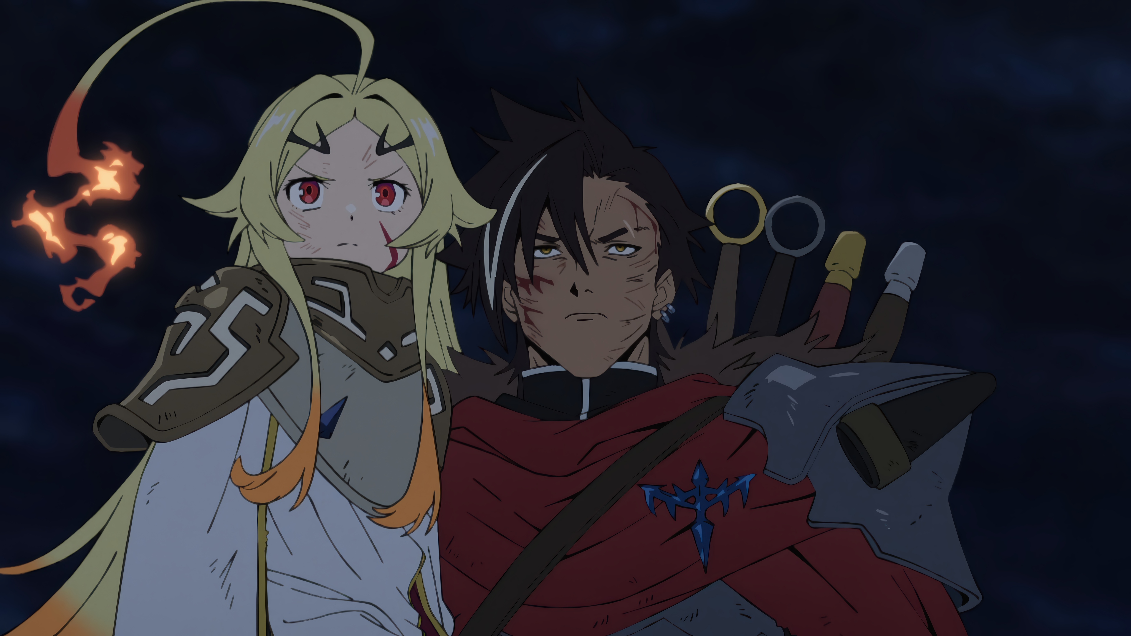 Xylo Forbartz and Teoritta from Sentenced to Be a Hero 4K HD Wallpaper
